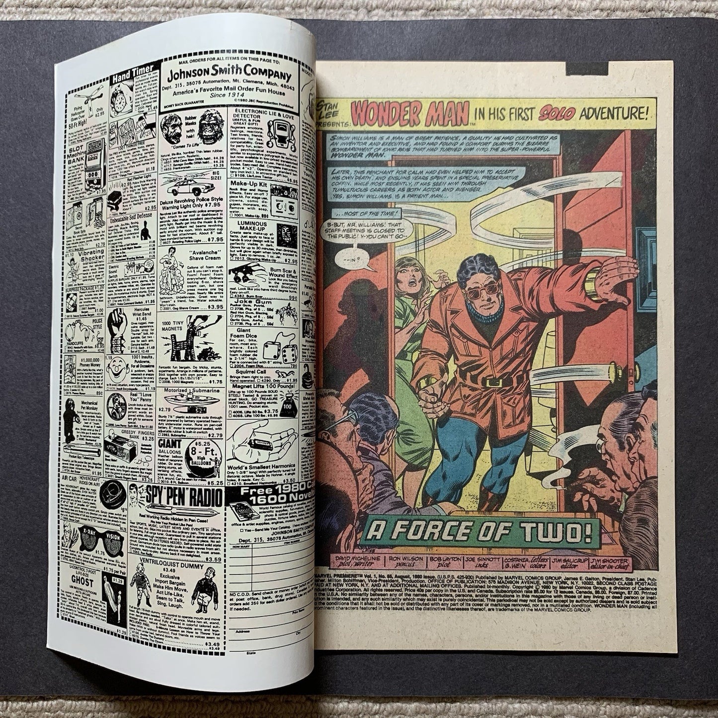 Marvel Premiere 55/ Bronze Age Marvel Comics 1980