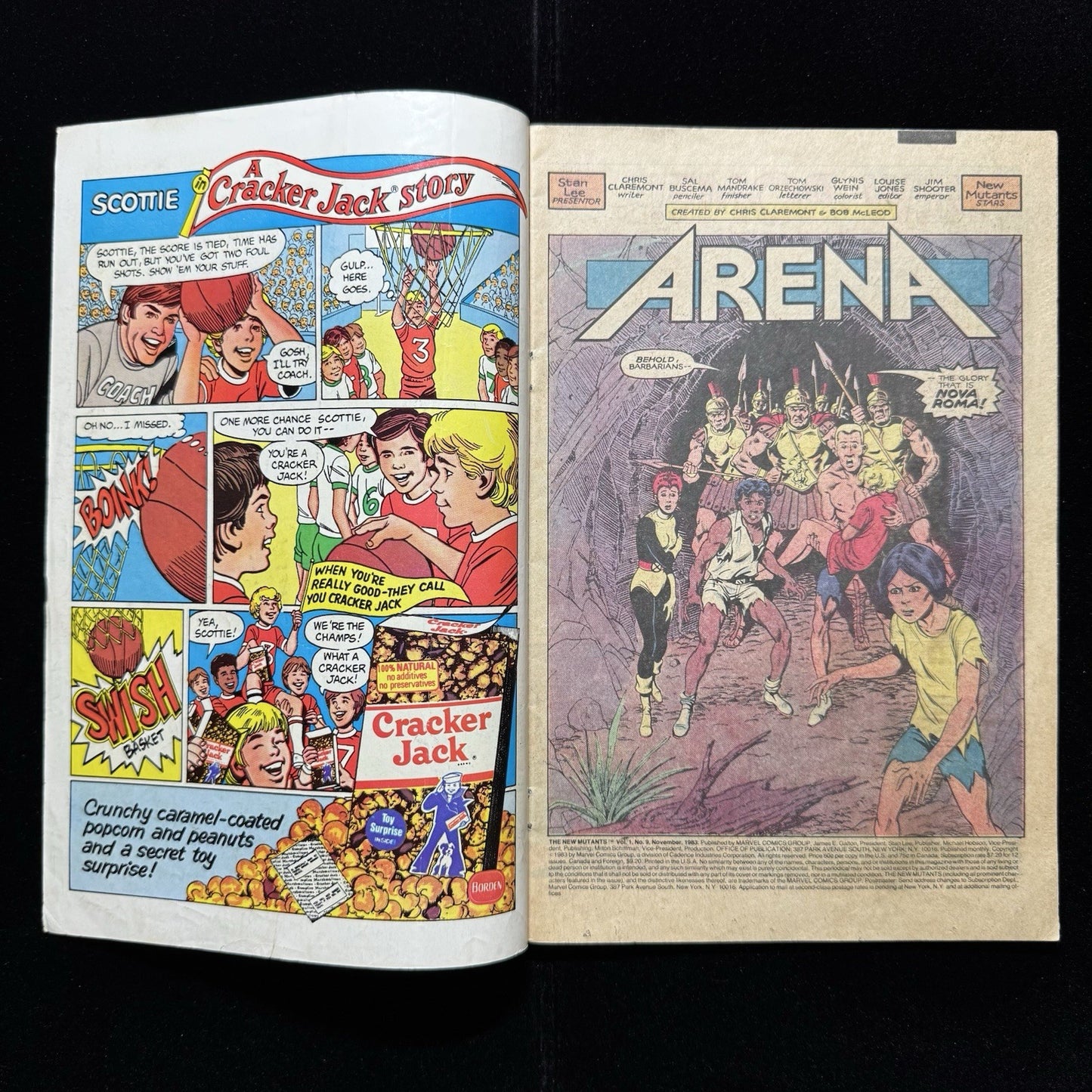 New Mutants 9 - 1st App Of Selene Gallio - Bronze Age Marvel Comics 1983