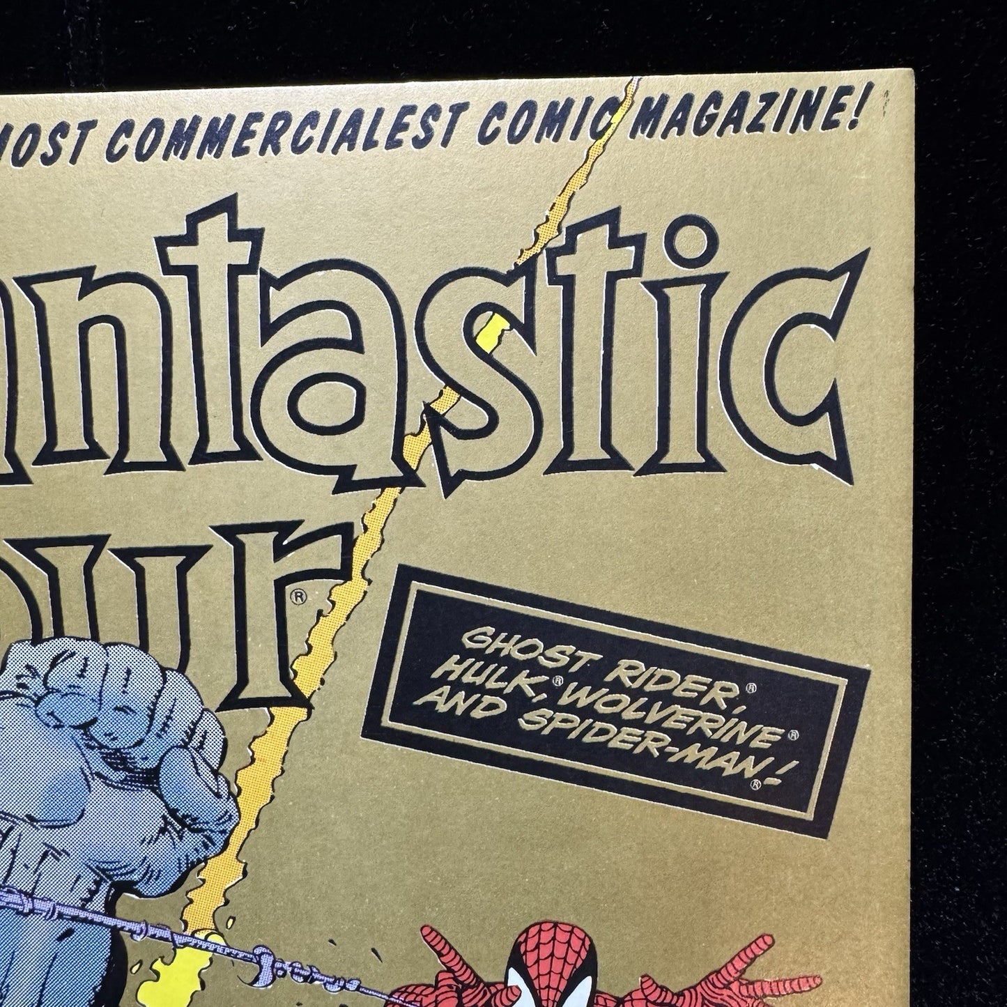 Fantastic Four 348 - 2nd Print Gold Cover - Copper Age Marvel Comics 1991
