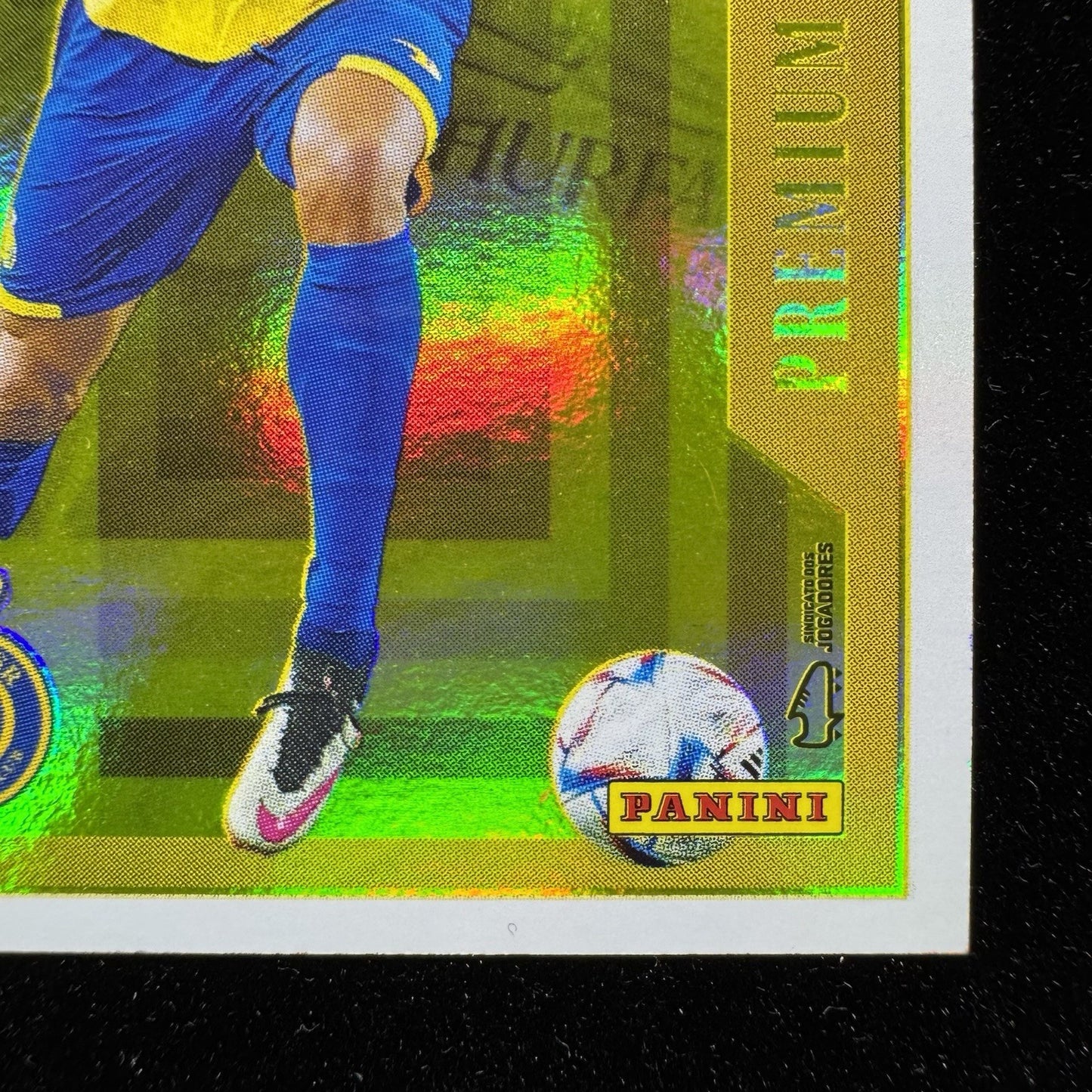 Cristiano Ronaldo 2023-24 Panini FutebolPremium Gold Sticker Al Nassr