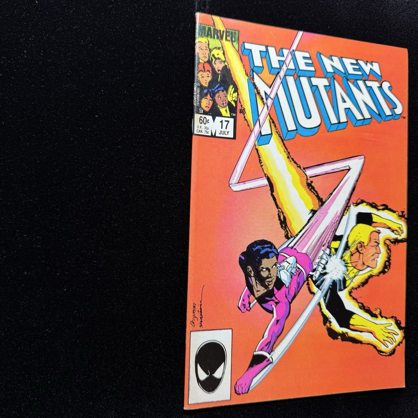 New Mutants 17 - 2nd App Of Thunderbird - Copper Age Marvel Comics 1984