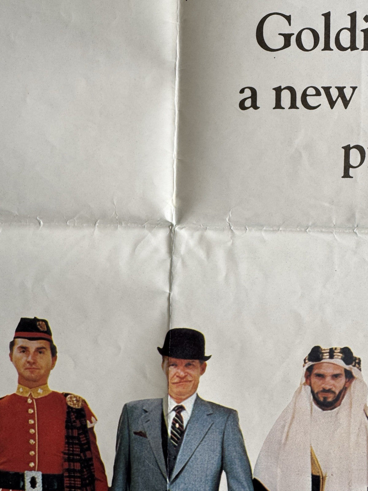 Protocol 1984 - Original UK Quad Cinema Poster Goldie Hawn Comedy - Folded