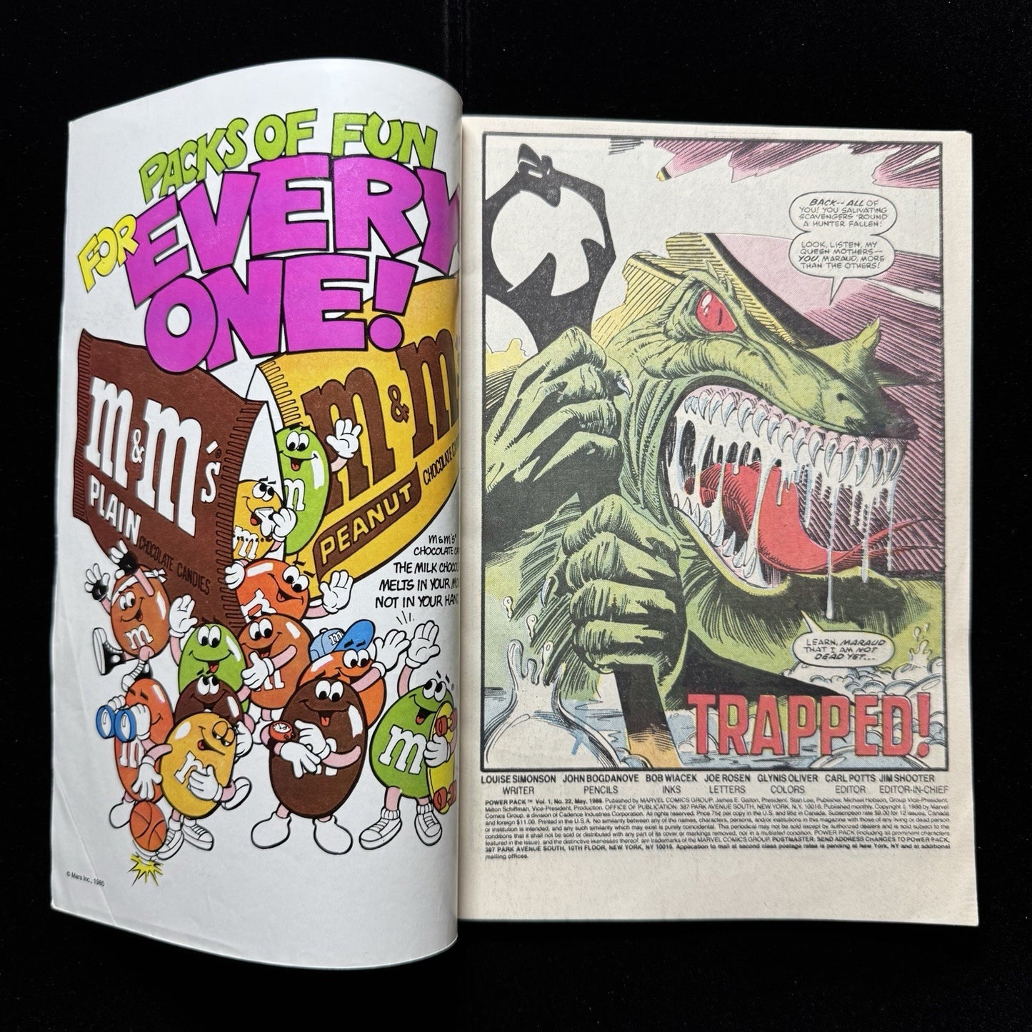 Power Pack 22 - Copper Age Marvel Comics 1986