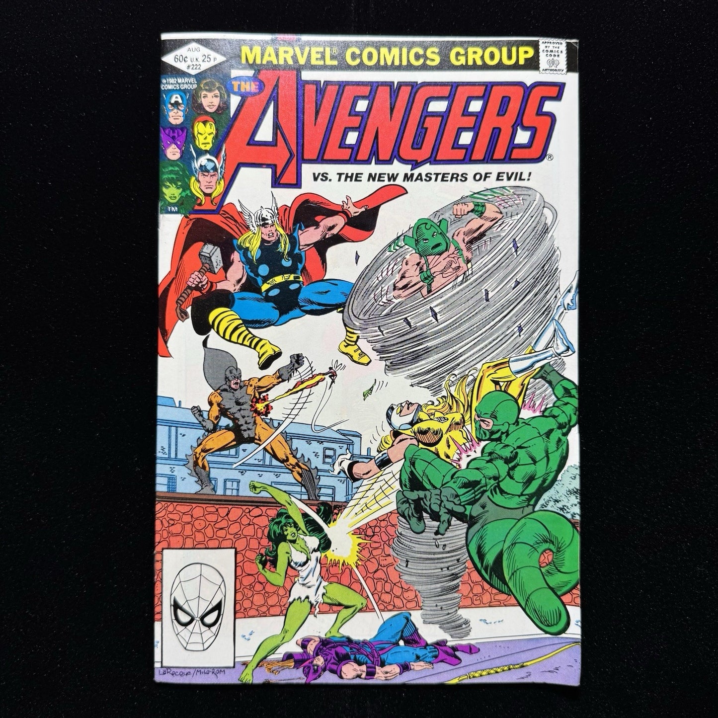 Avengers 222 - New Masters Of Evil Roster - Bronze Age Marvel Comics 1982