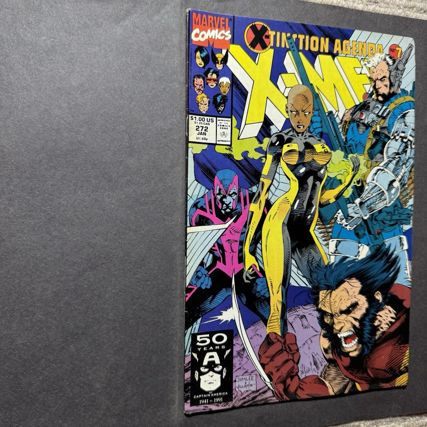 Uncanny X-Men 272/ Copper Age Marvel Comics 1990