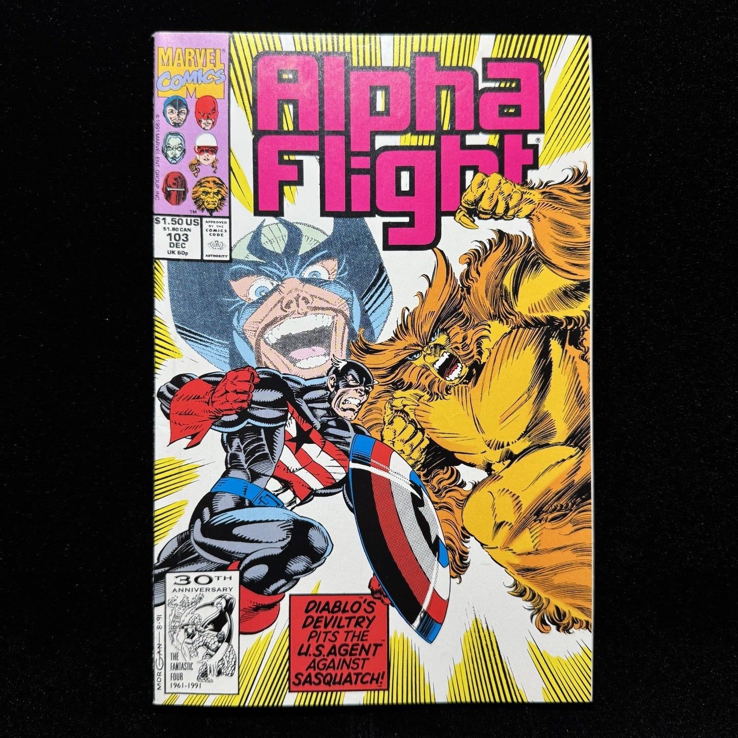 Alpha Flight 103 - Copper Age Marvel Comics 1991