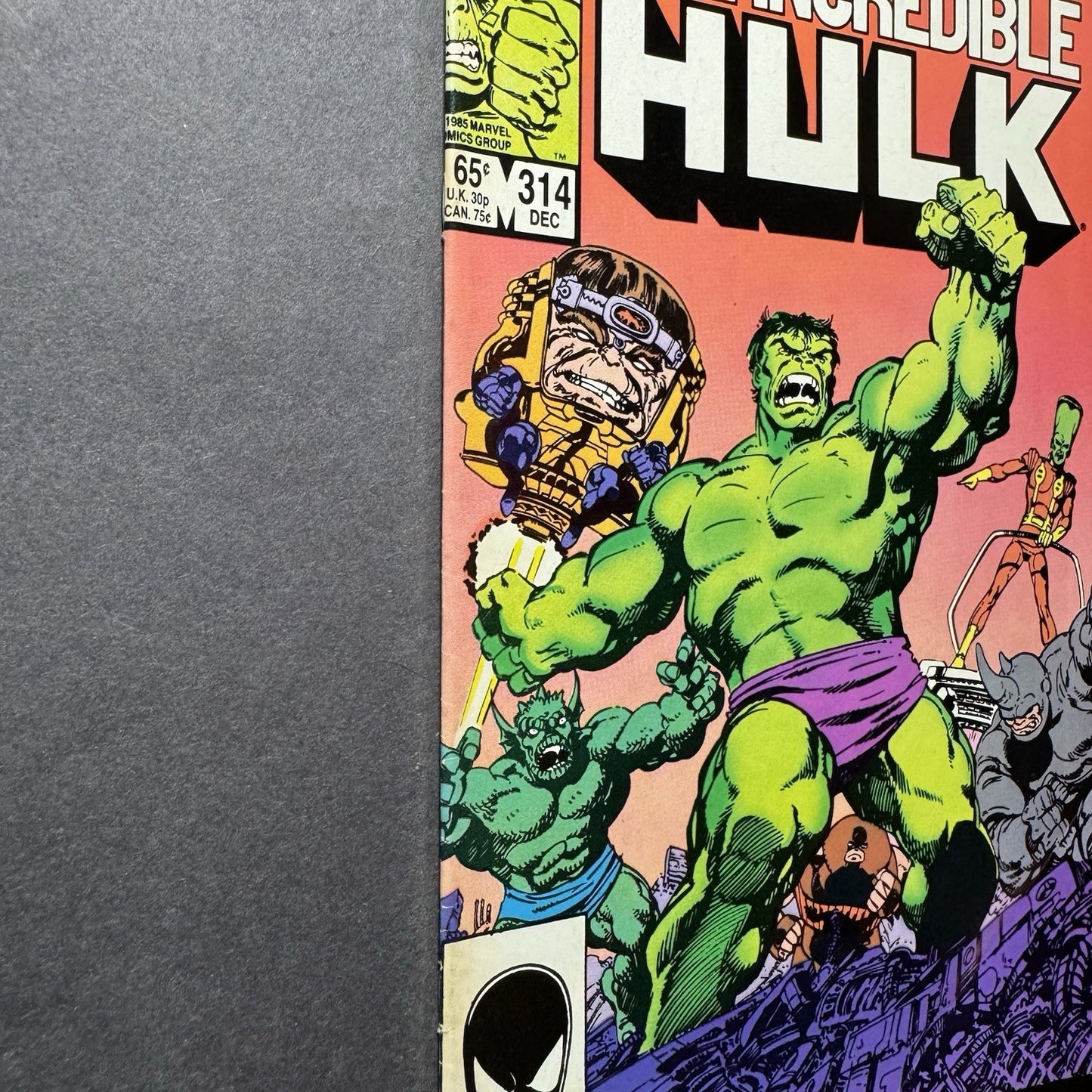 Incredible Hulk 314/ Copper Age Marvel Comics 1985