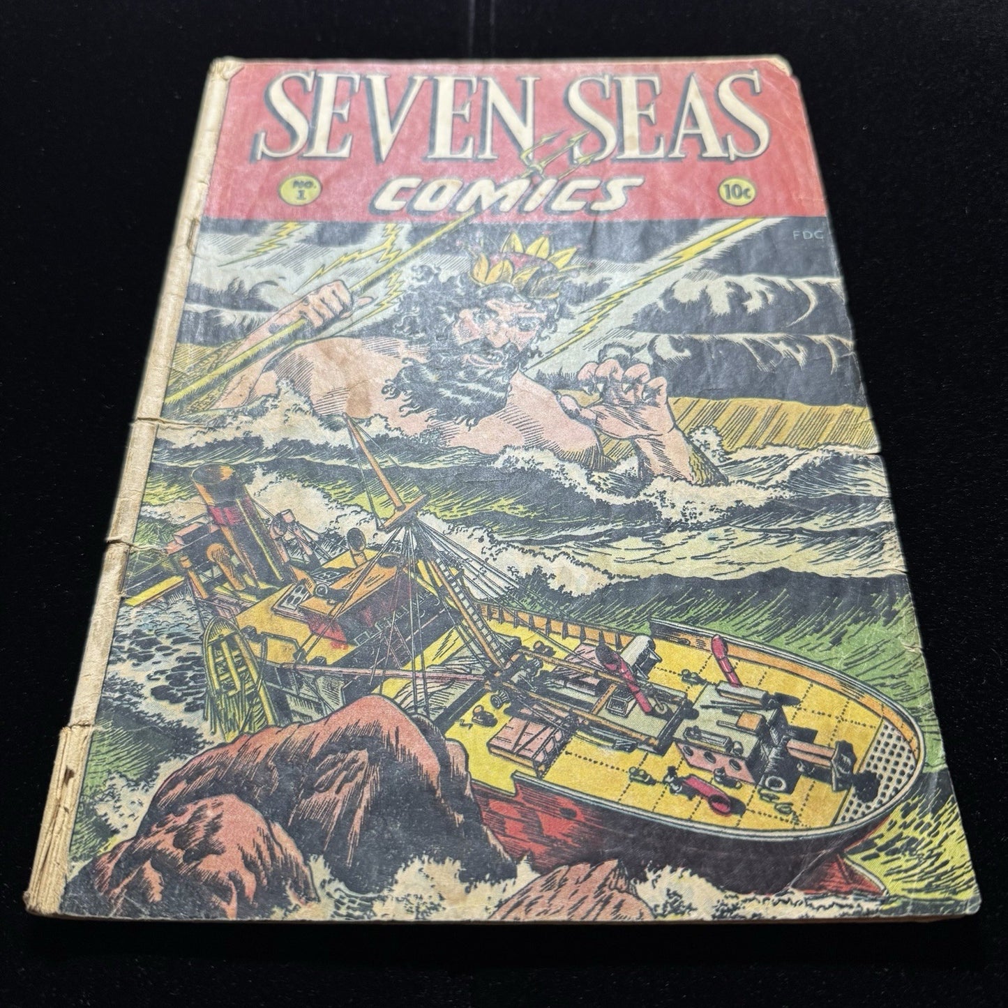Seven Seas Comics 1 - 1st App Of South Sea Girl - Golden Age Leader Comics 1946