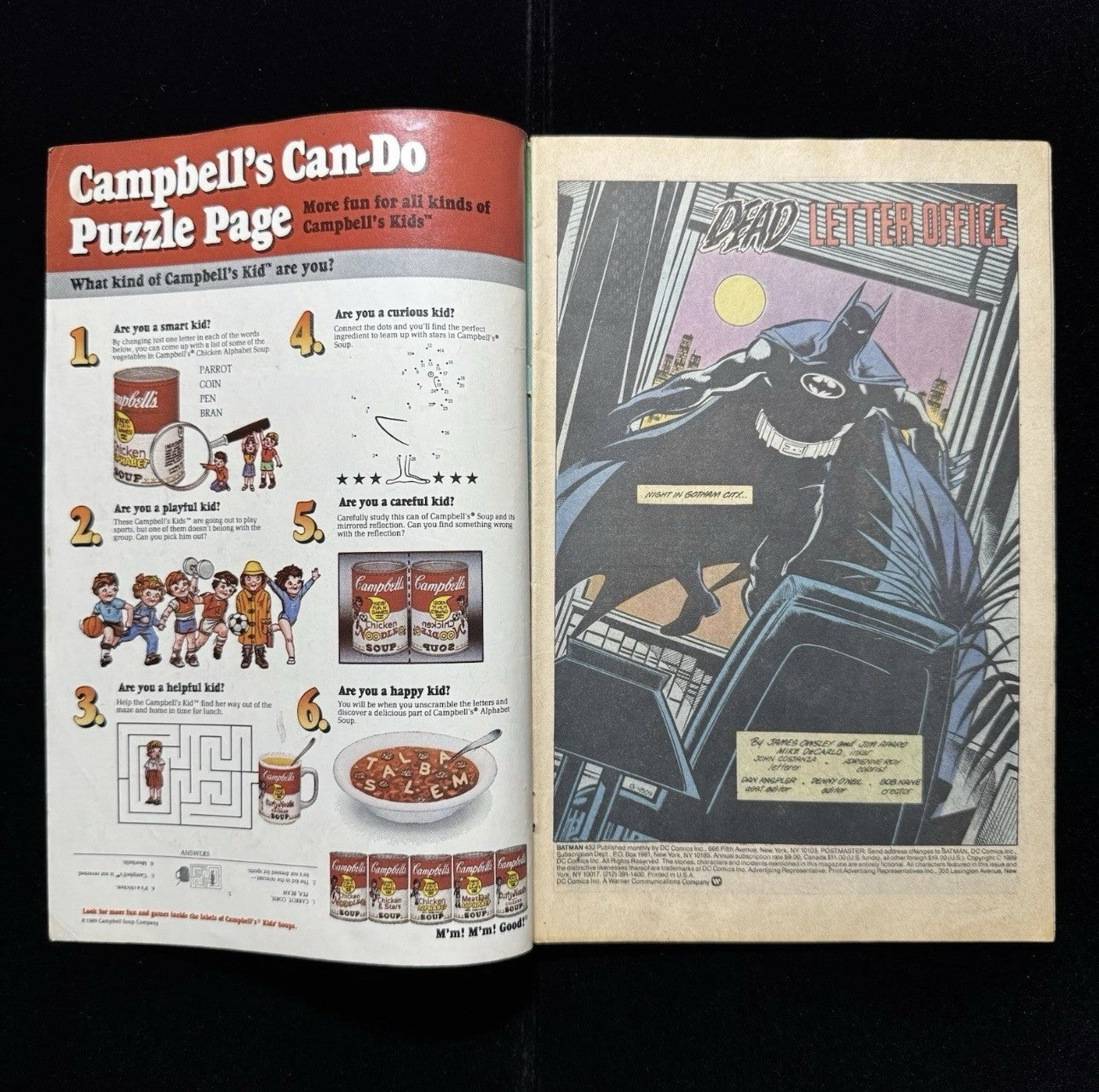 Batman 432 And Batman 434 - Comic Bundle - Copper Age Dc Comics 1989