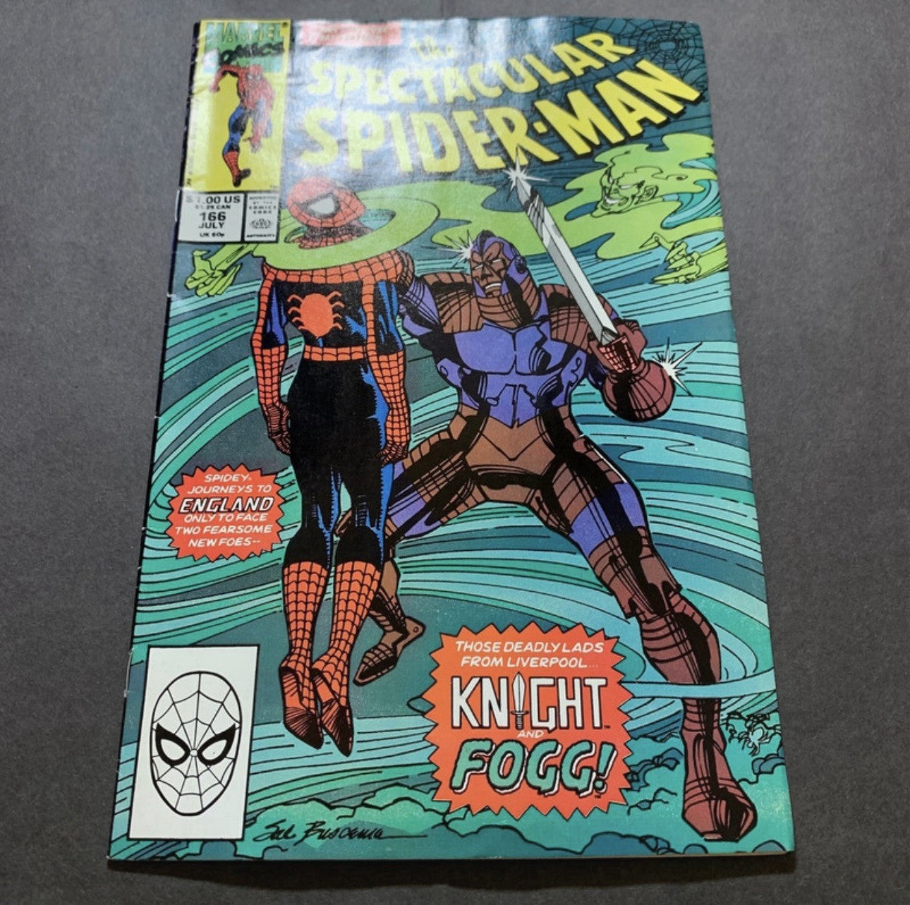 Spectacular Spider-Man 166 - Copper Age Marvel Comics 1990
