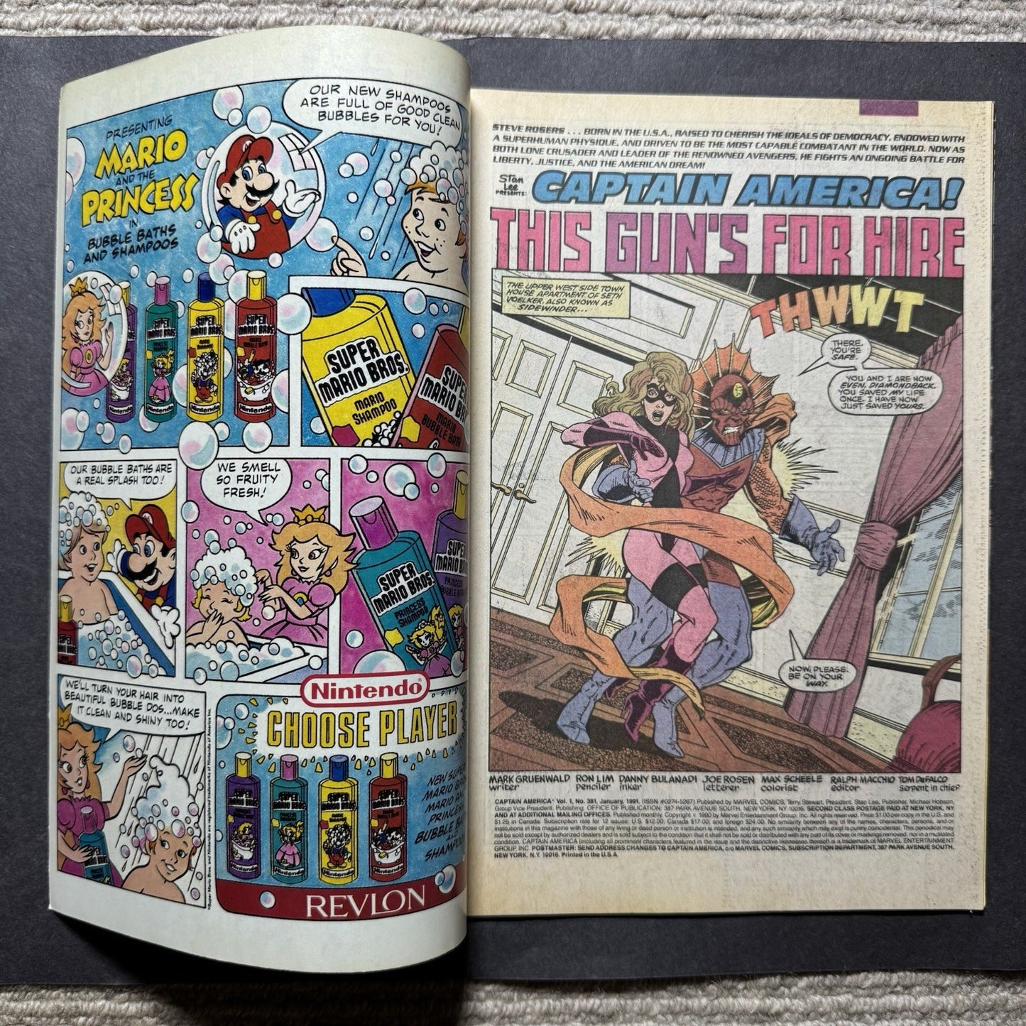 Captain America 381 - Copper Age Marvel Comics 1991