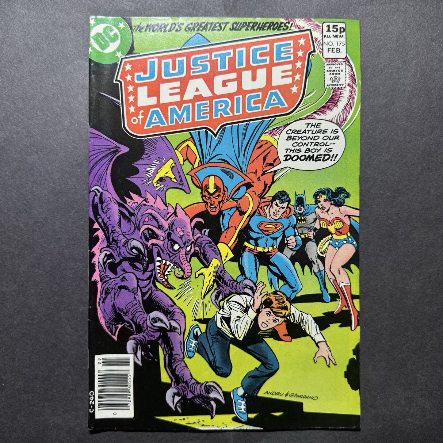 Justice League 175 - Bronze Age Dc Comics 1980