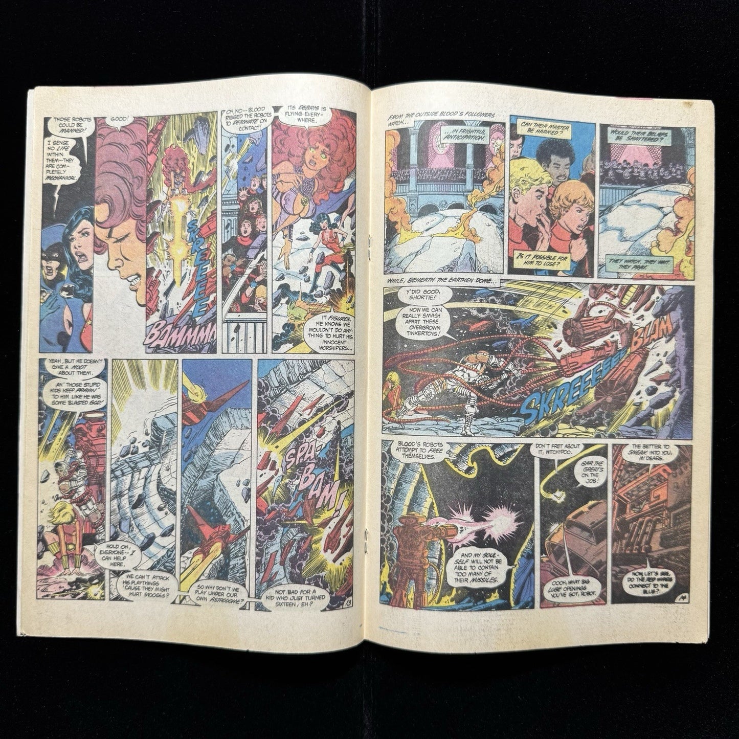 Tales Of The Teen Titans 41 - Death Of Brother Blood - Copper Age Dc Comics 1984