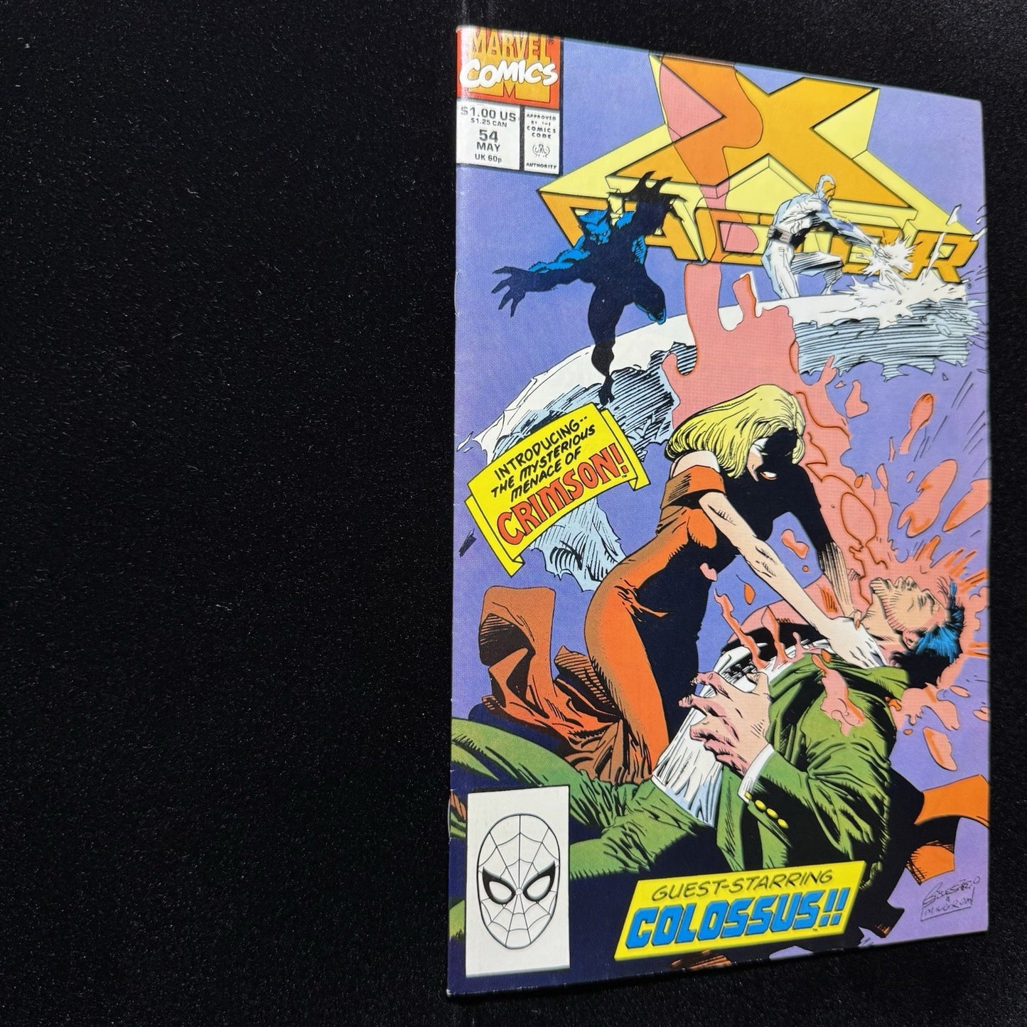 X-Factor 54 - 1st Appearance Of Crimson - Copper Age Marvel Comics 1090