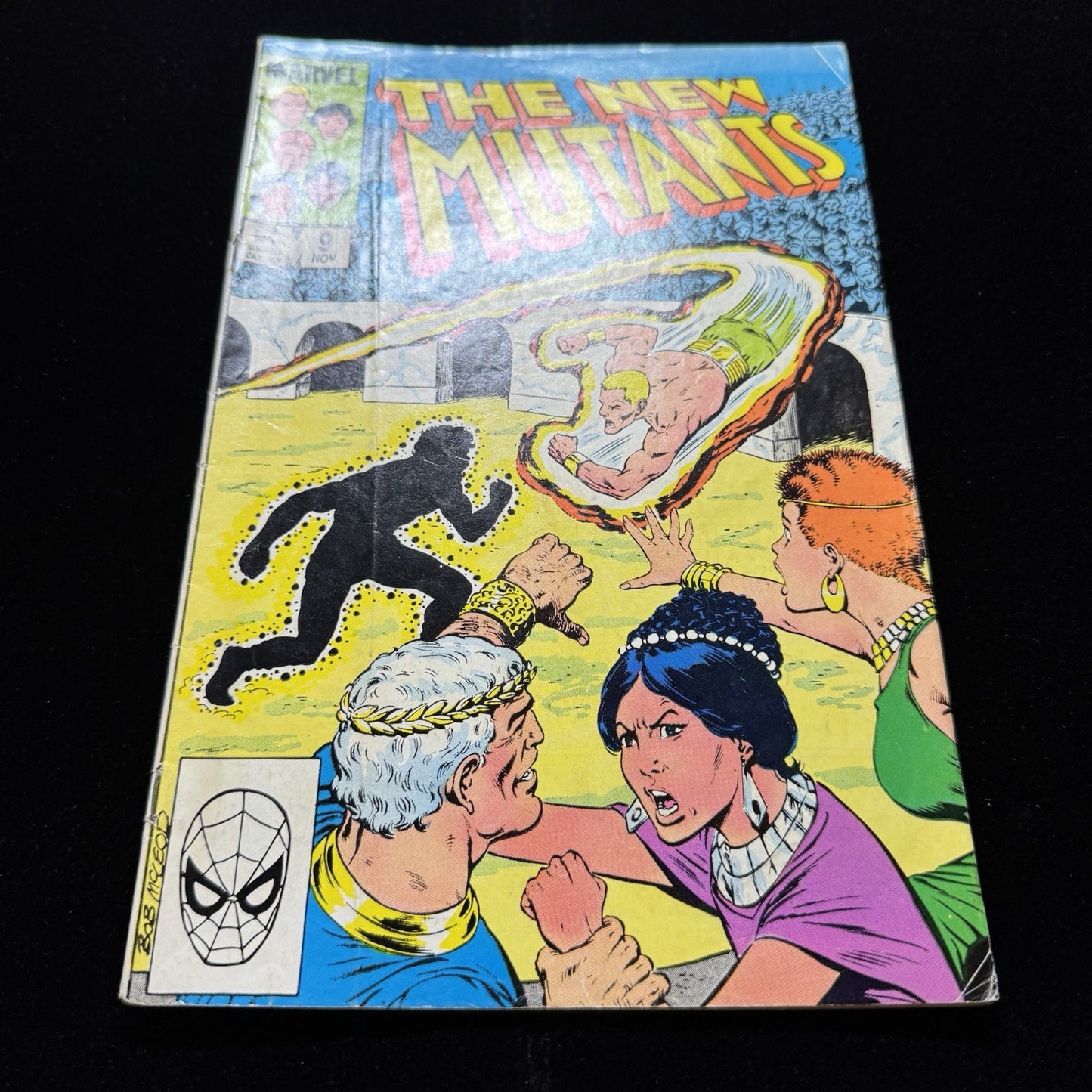 New Mutants 9 - 1st App Of Selene Gallio - Bronze Age Marvel Comics 1983