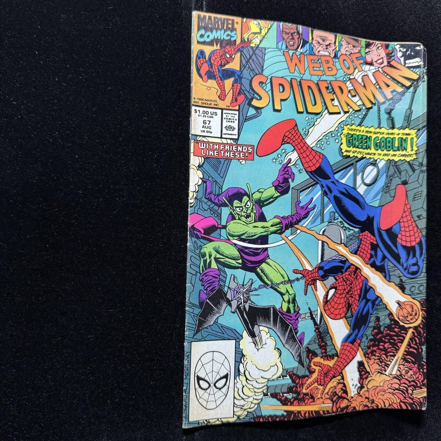 Web Of Spider-Man 67 - Copper Age Marvel Comics 1990