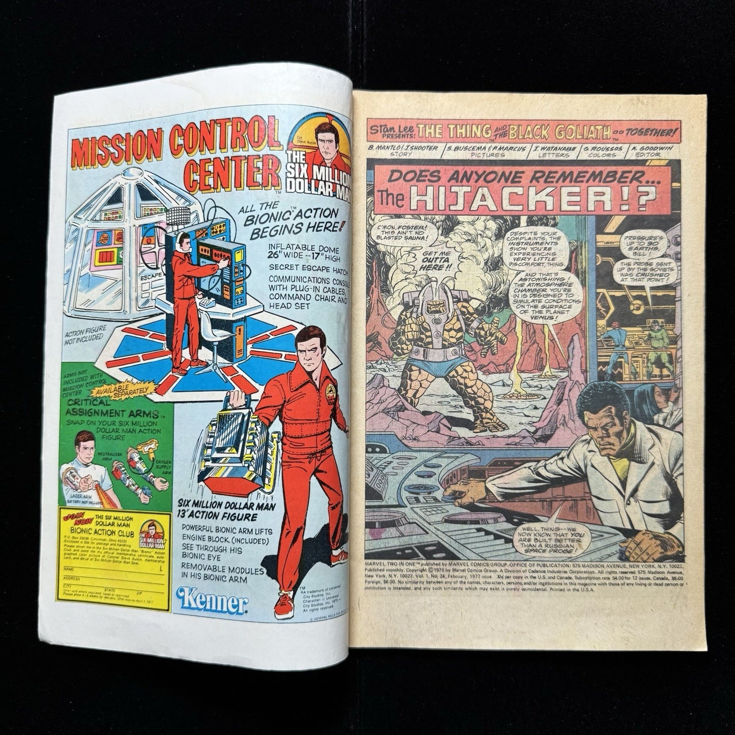 Marvel Two In One 24 - Bronze Age Marvel Comics 1977