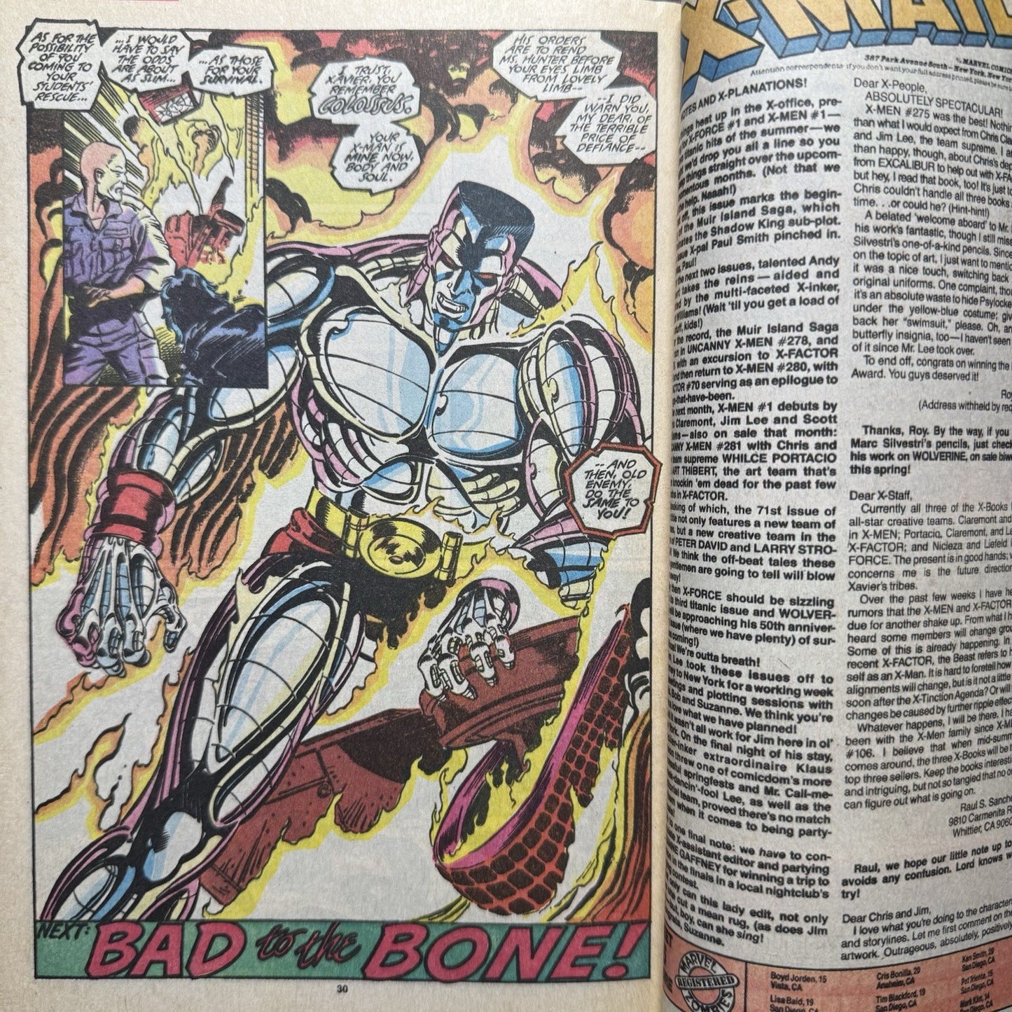 Uncanny X-Men 278/ Copper Age Marvel Comics 1991