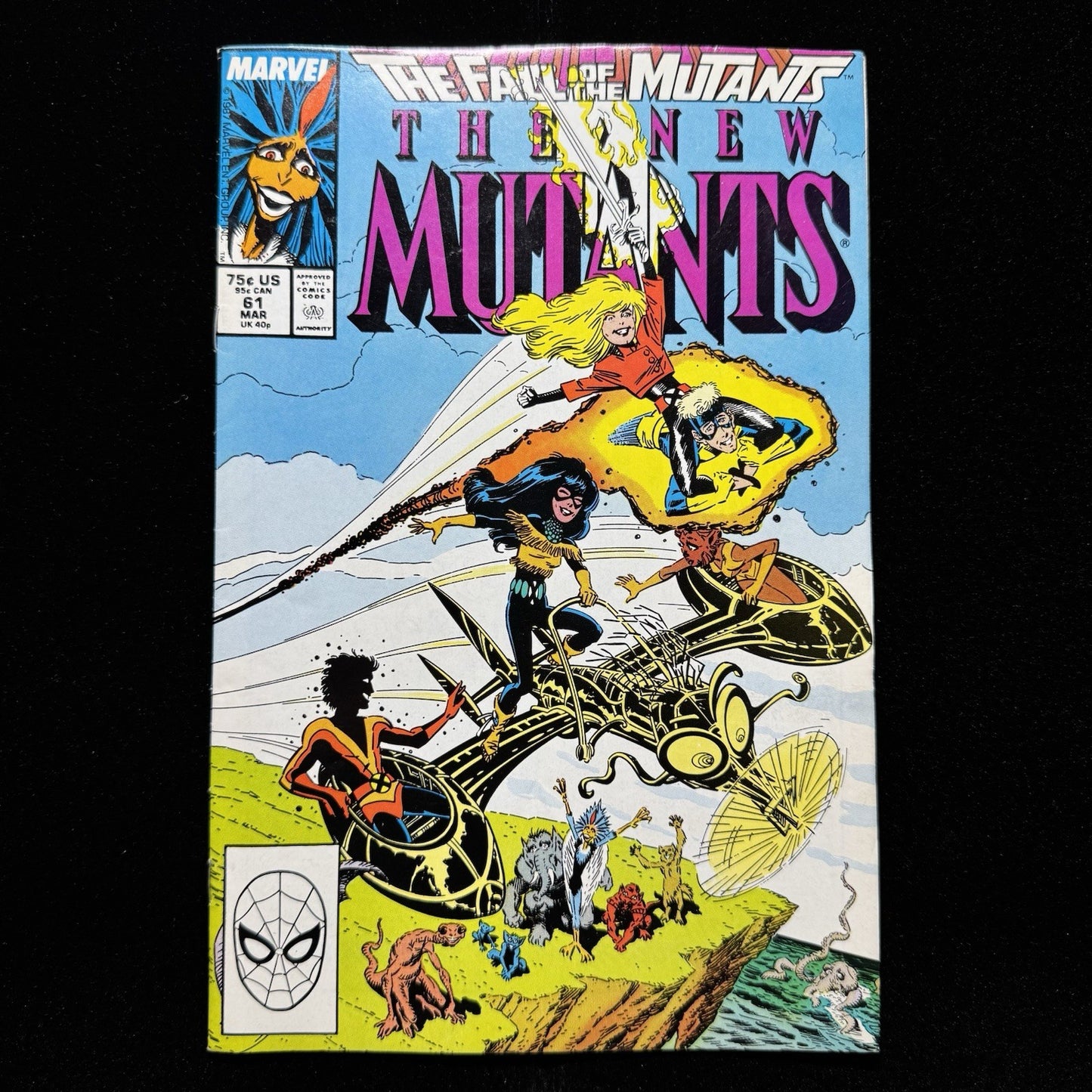 New Mutants 61 - Copper Age Marvel Comics 1988