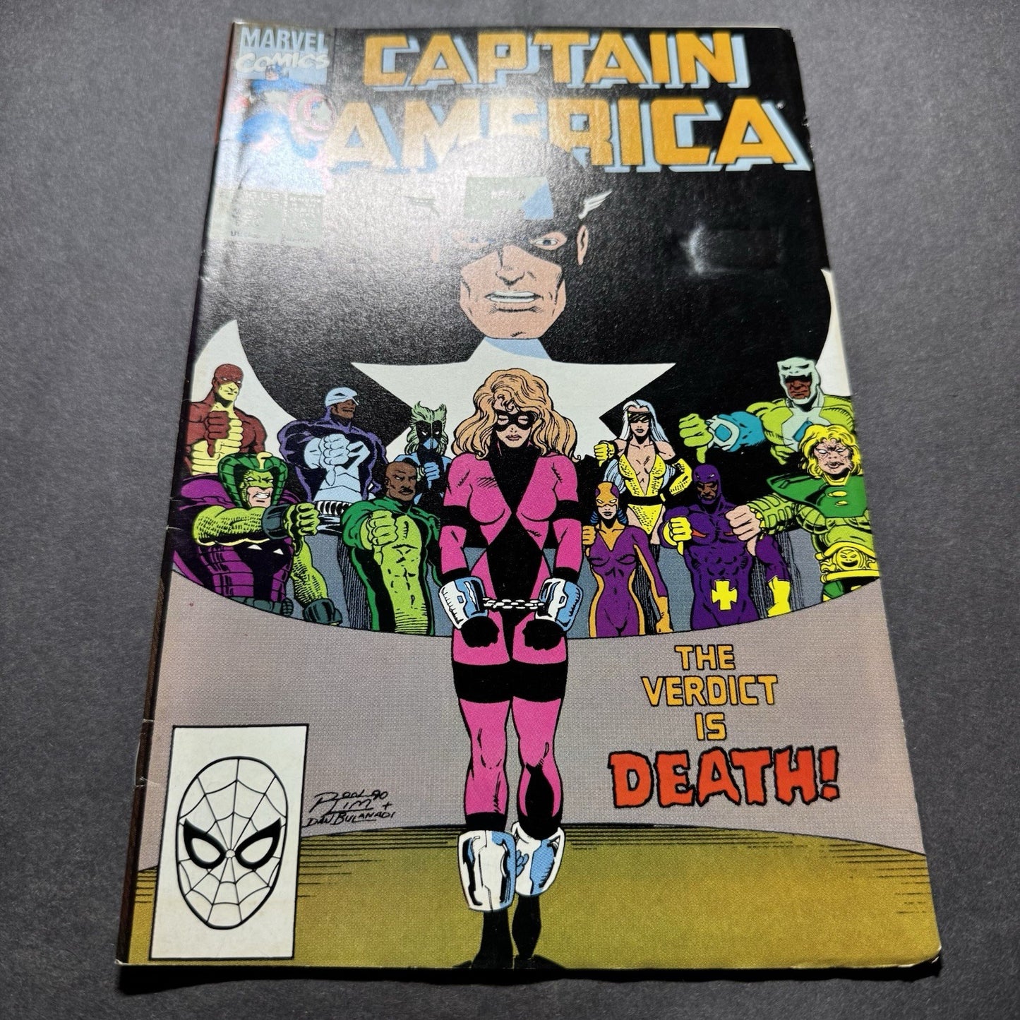 Captain America 380 - Copper Age Marvel Comics 1990