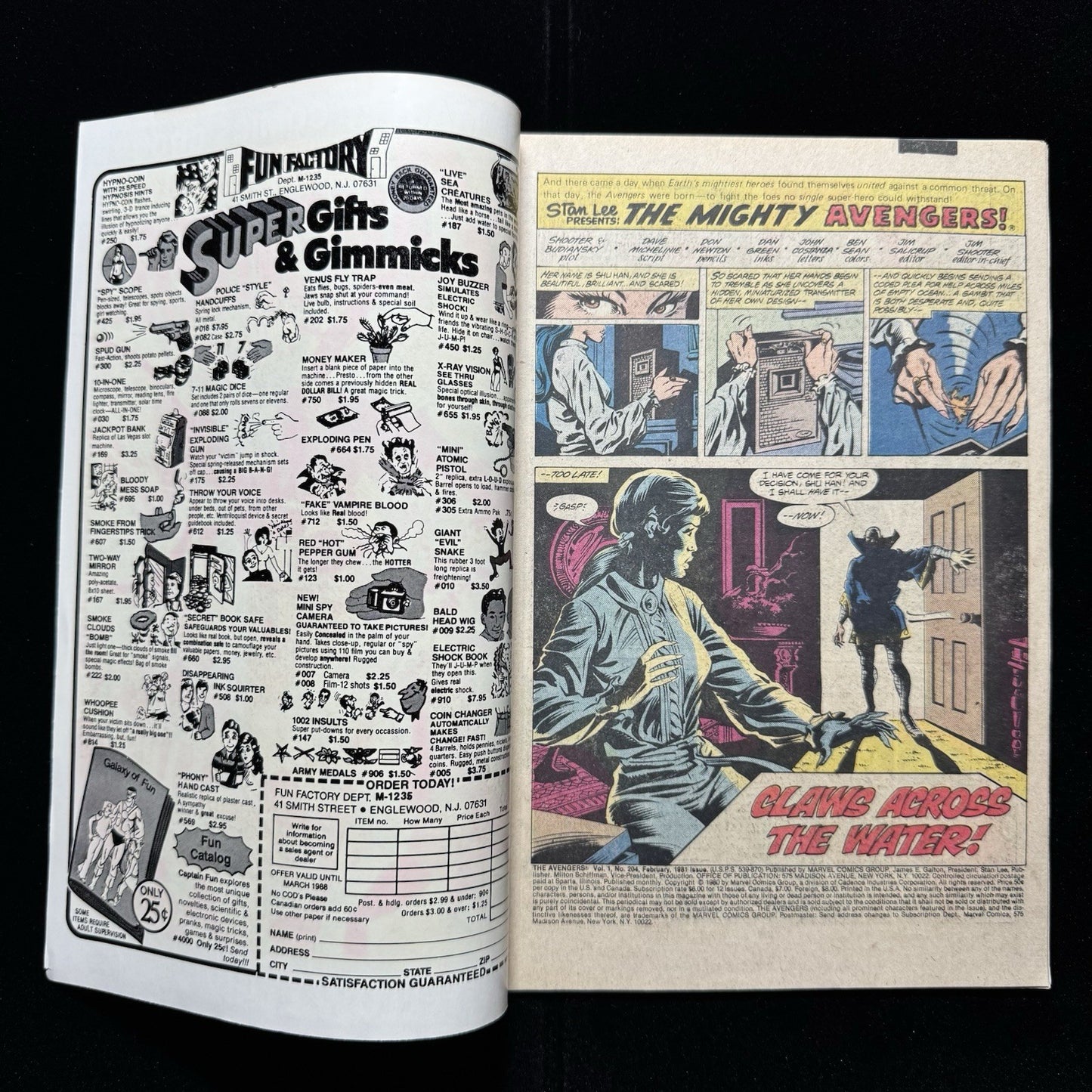 Avengers 204 - Bronze Age Marvel Comics 1981