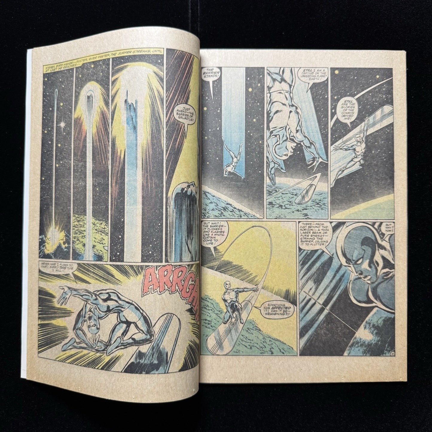 Silver Surfer 1 - Origin Of Silver Surfer - Bronze Age Marvel Comics 1982