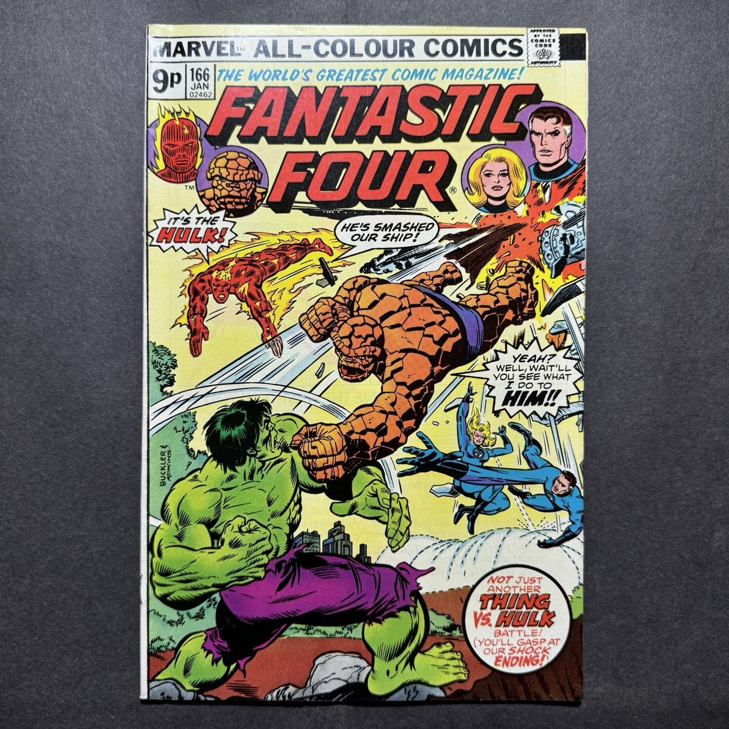 Fantastic Four 166 - Bronze Age Marvel Comics 1976