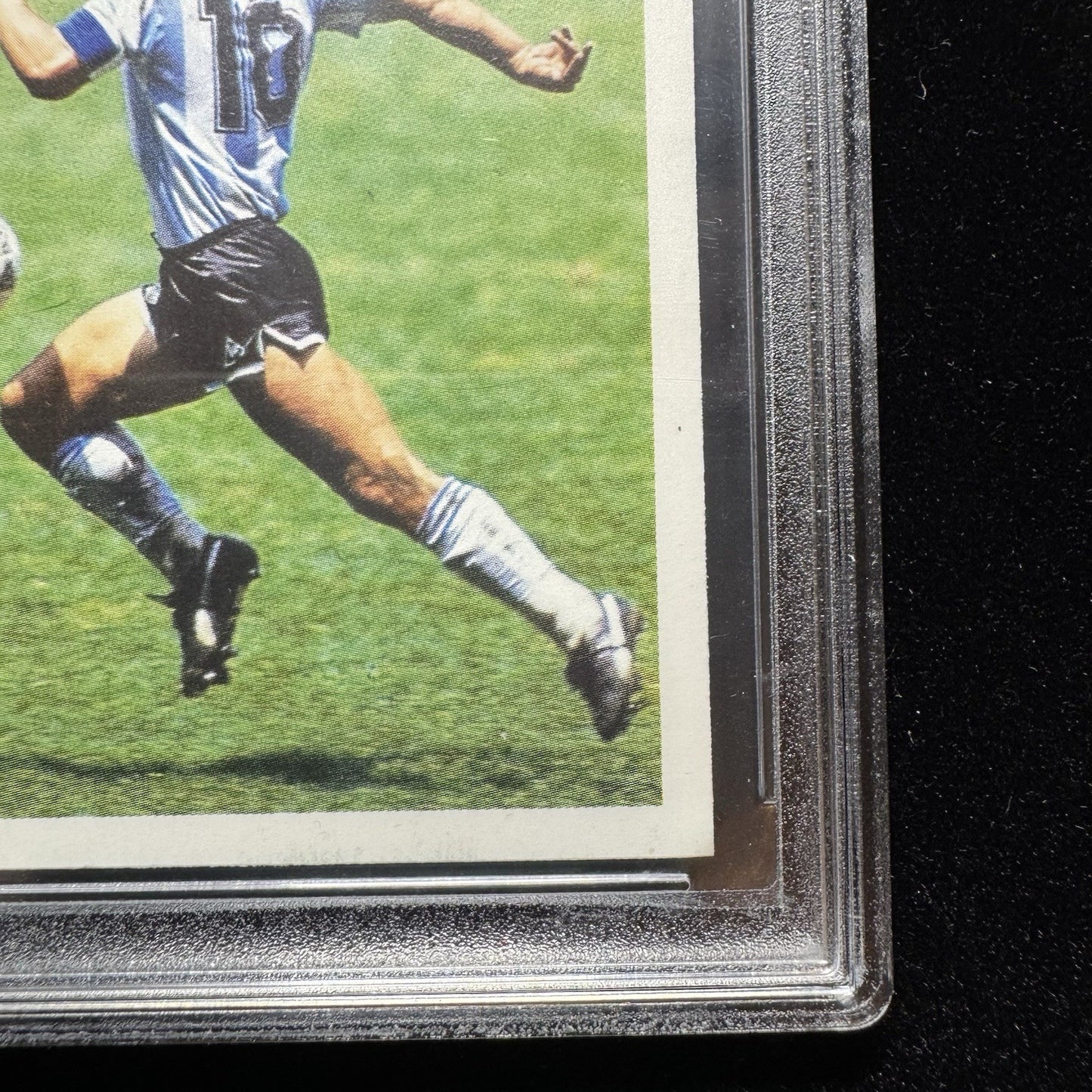 1987 Question of Sport Diego Maradona UK PrintMGC 8 Graded Card