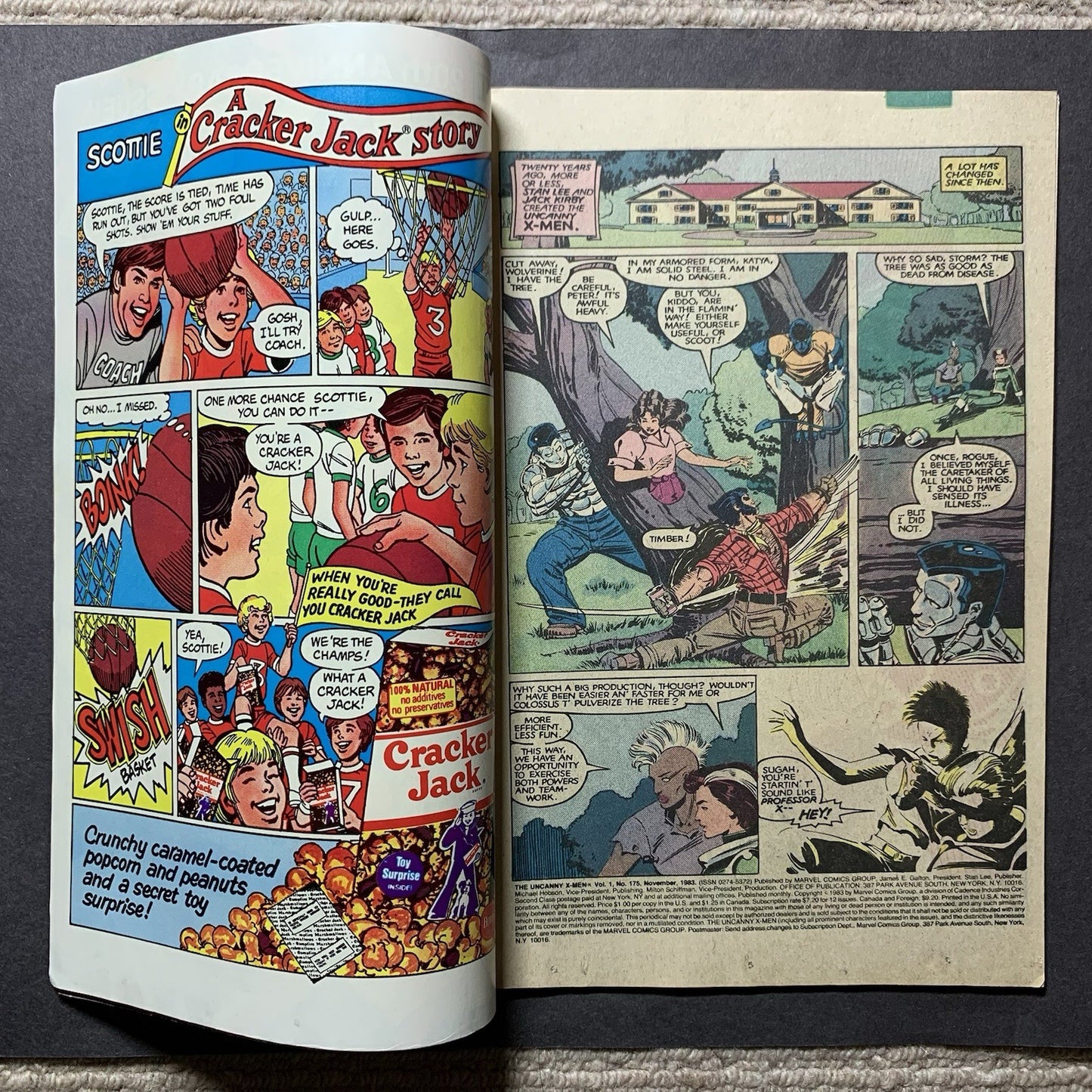 Uncanny x-men 175/ Bronze Age marvel comics 1983