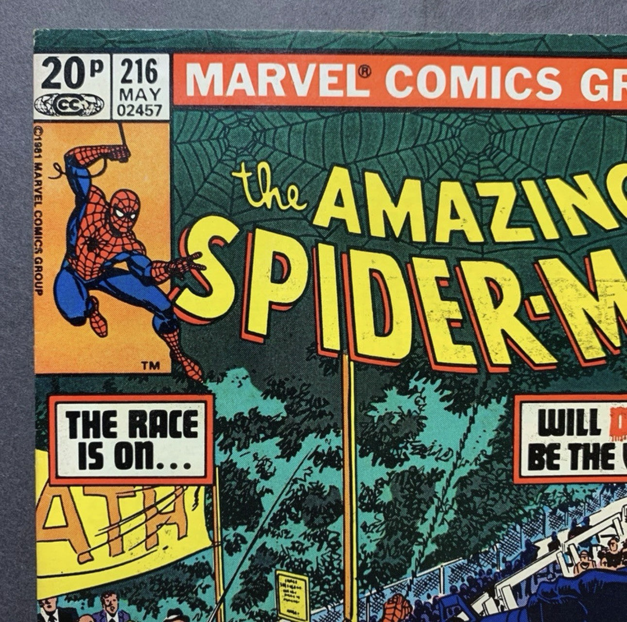 Amazing Spider-Man 216 - 2nd Appearance Of Madame Web - Bronze Age Marvel 1981