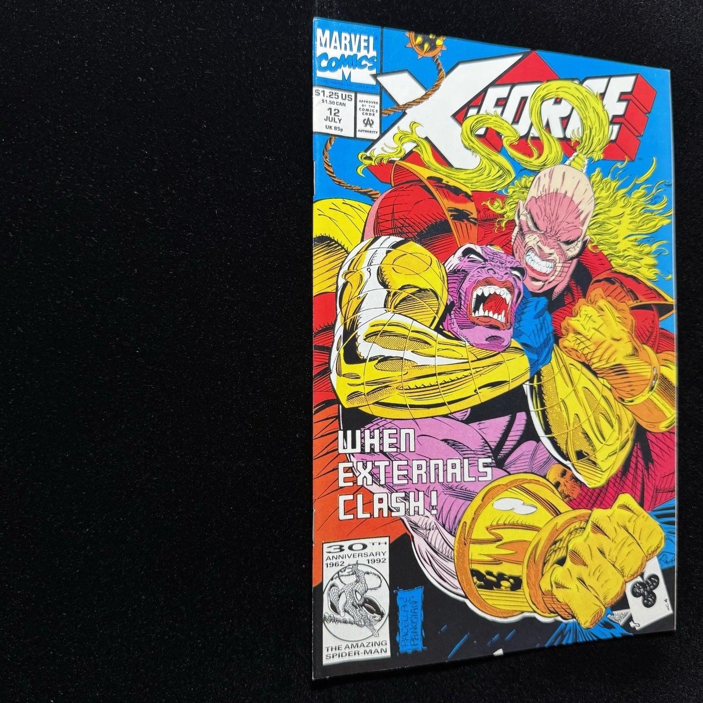 X-Force 12 - 1st Appearance Of Crule - Modern Age Marvel Comics 1992
