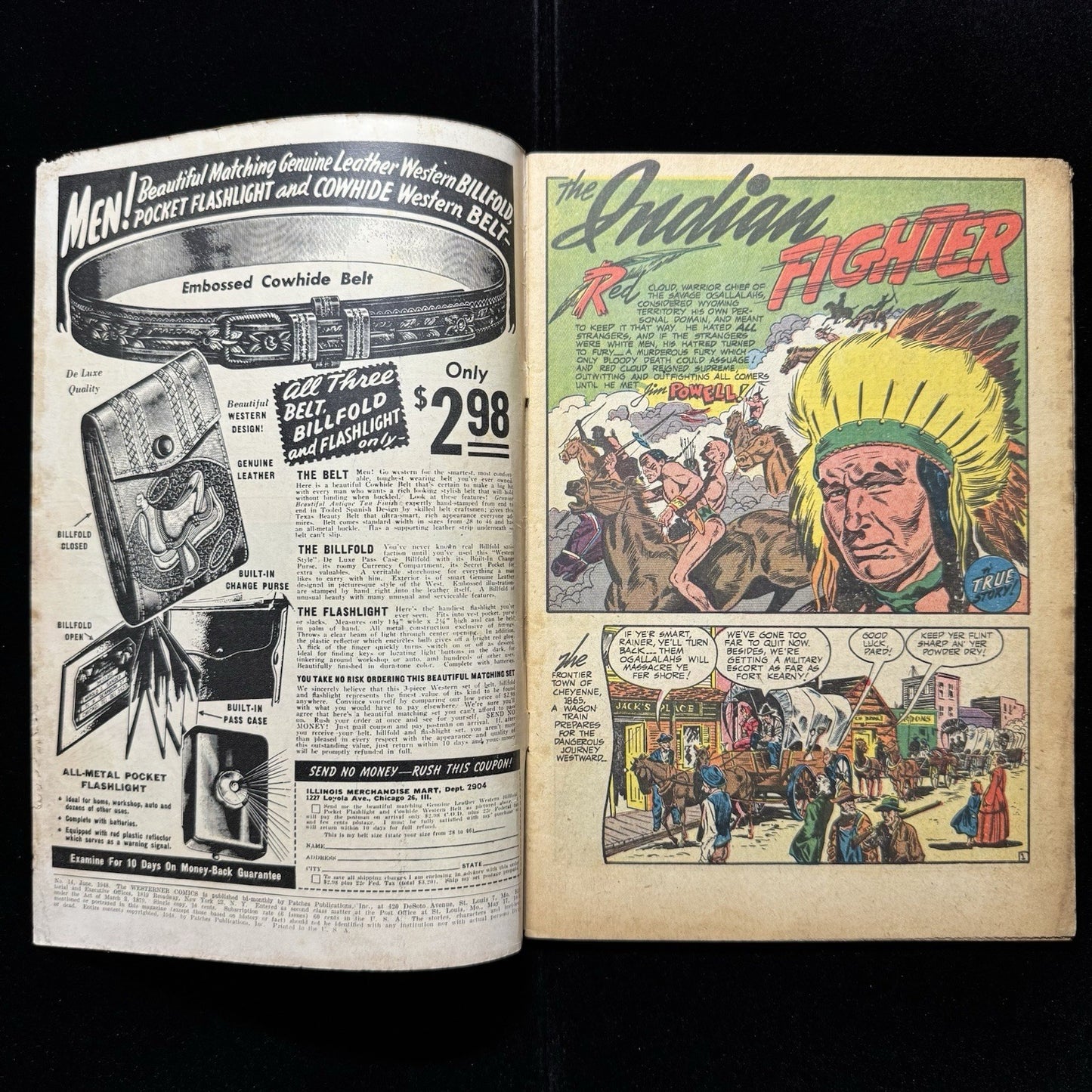 Westerner 14 - Golden Age Orbit-Wanted Comics 1948