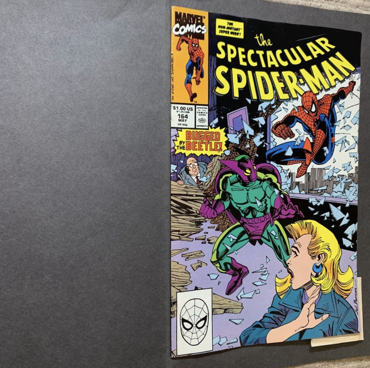 Spectacular Spider-Man 164 - Copper Age Marvel Comics 1990
