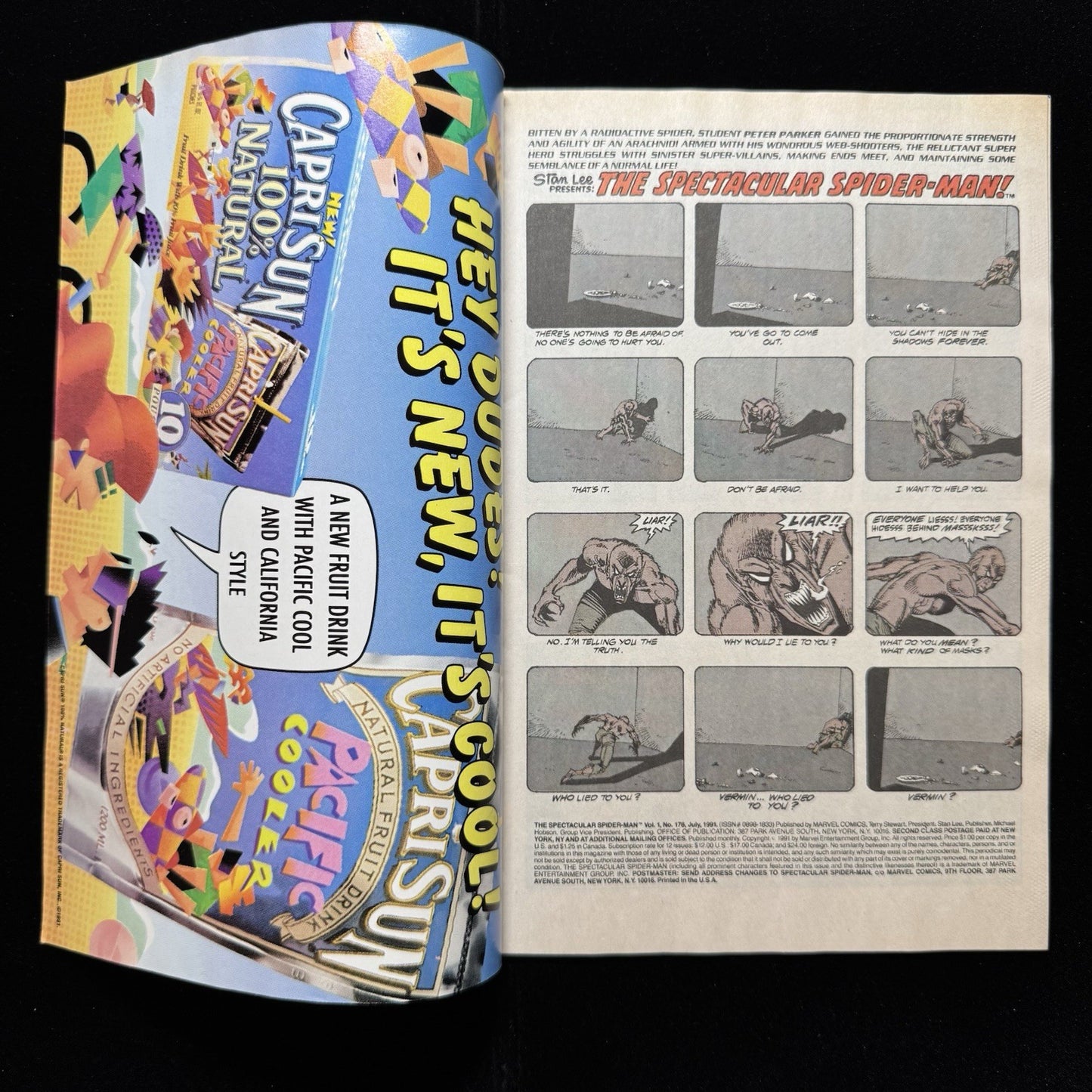 Spectacular Spider-Man 178 - 1st App Of Dr Ashley Kafka - Copper Age Marvel 1991