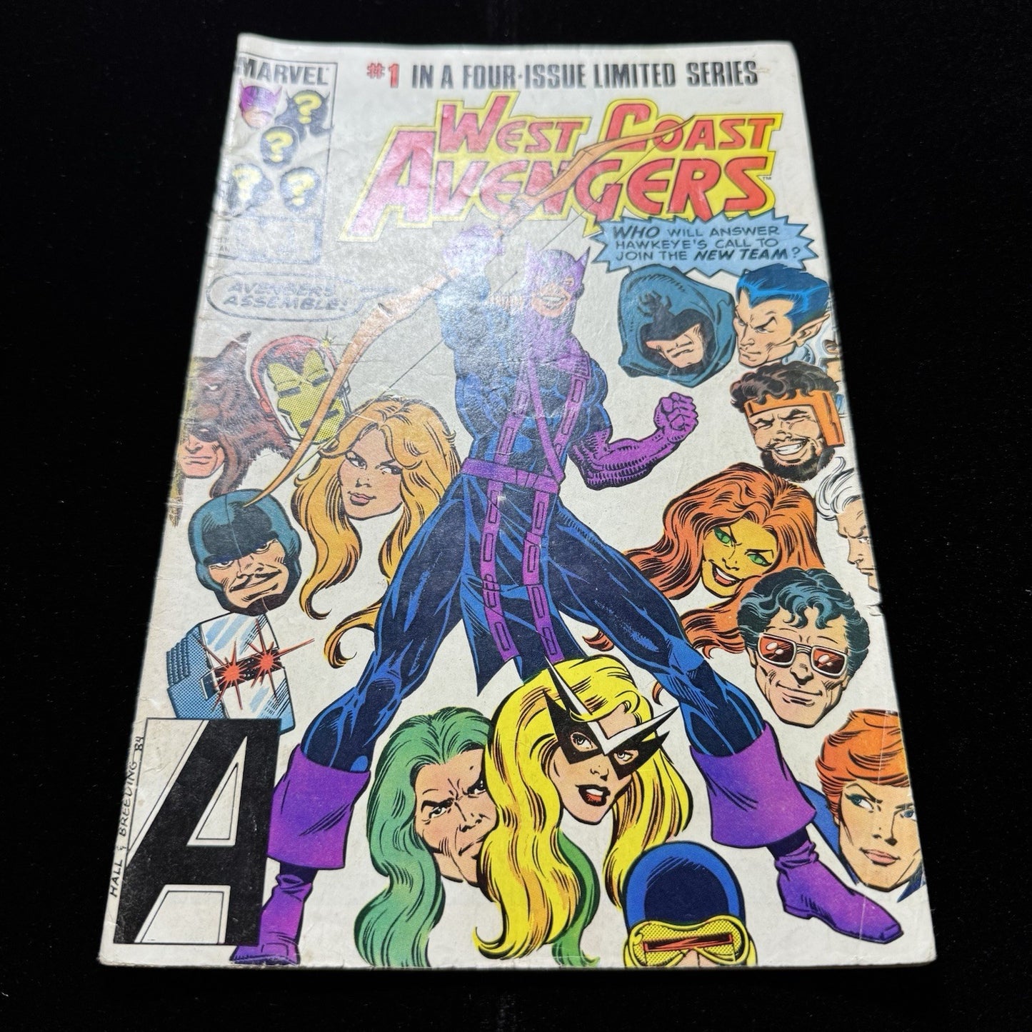 West Coast Avengers 1 - 1st App West Coast Avengers - Copper Age Marvel 1984