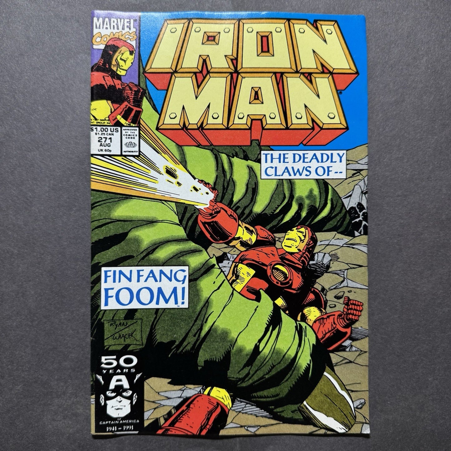 Iron Man 271 - Copper Age Marvel Comics 1991