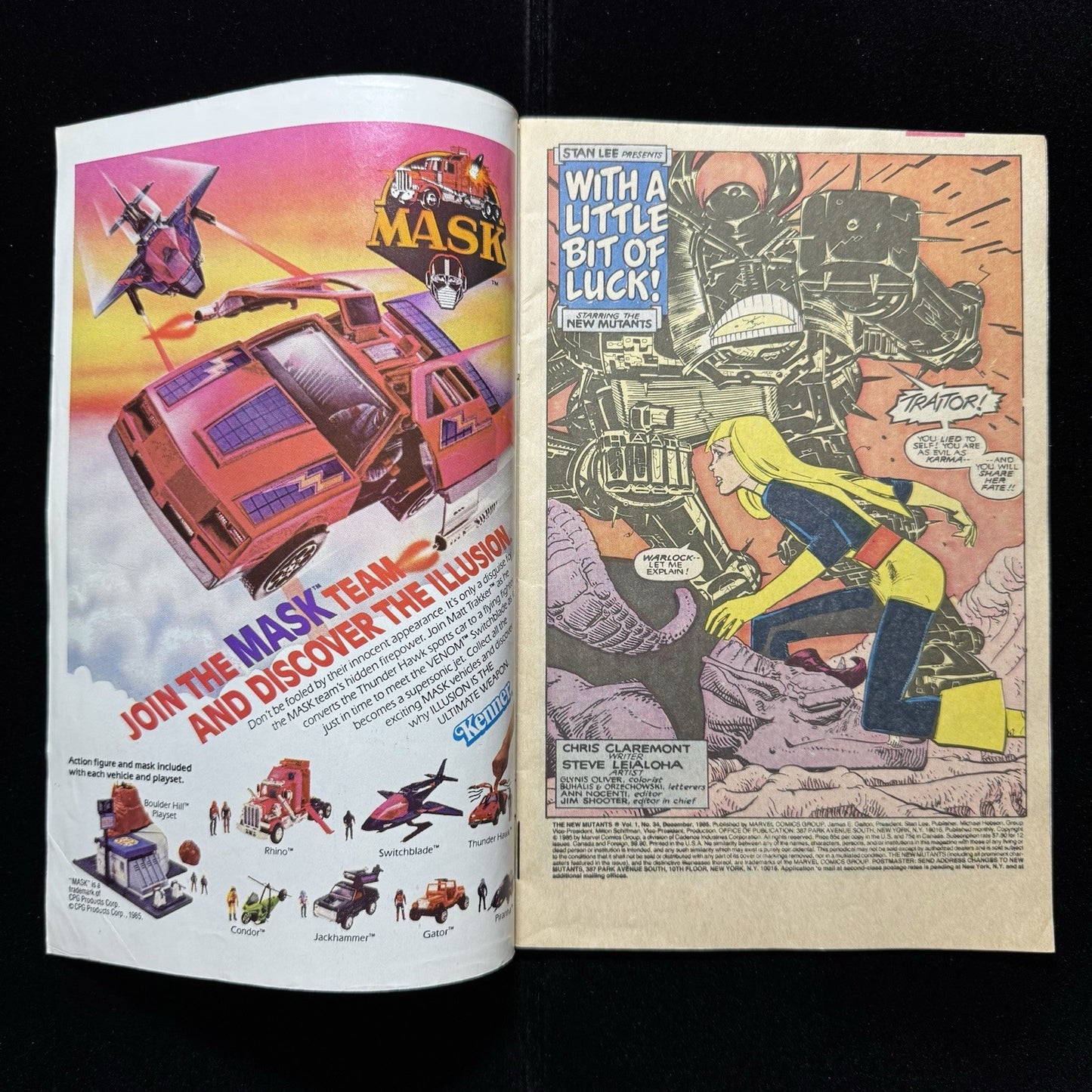 New Mutants 34 - Copper Age Marvel Comics 1985
