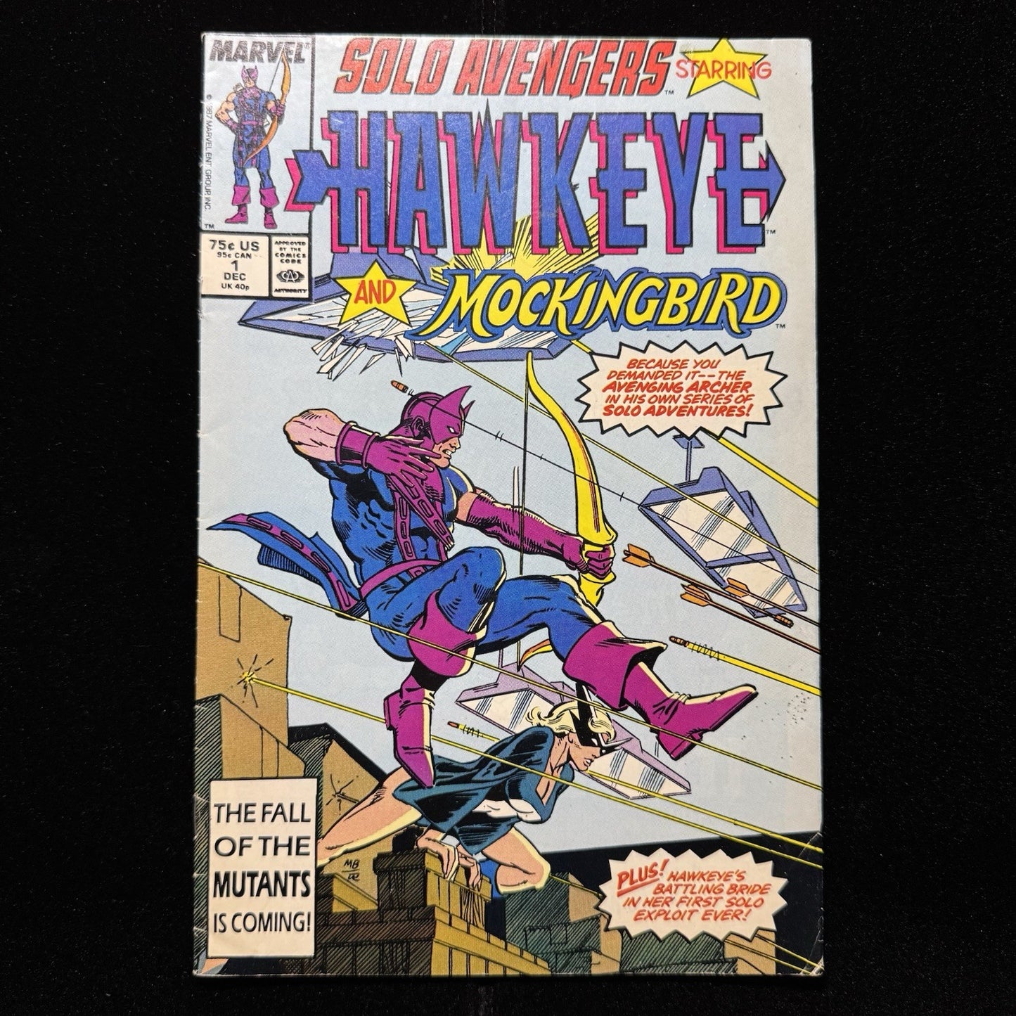 Solo Avengers 1 - 1st Appearance Of Buck Chisholm - Copper Age Comics 1987