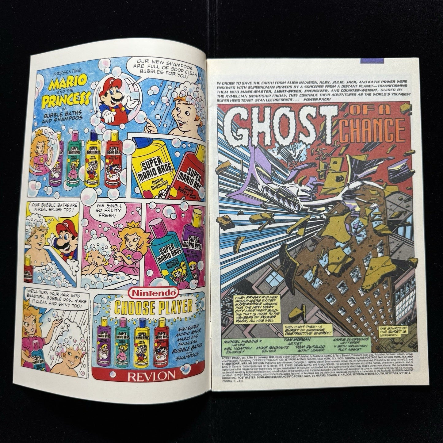 Power Pack 61 - Copper Age Marvel Comics 1990