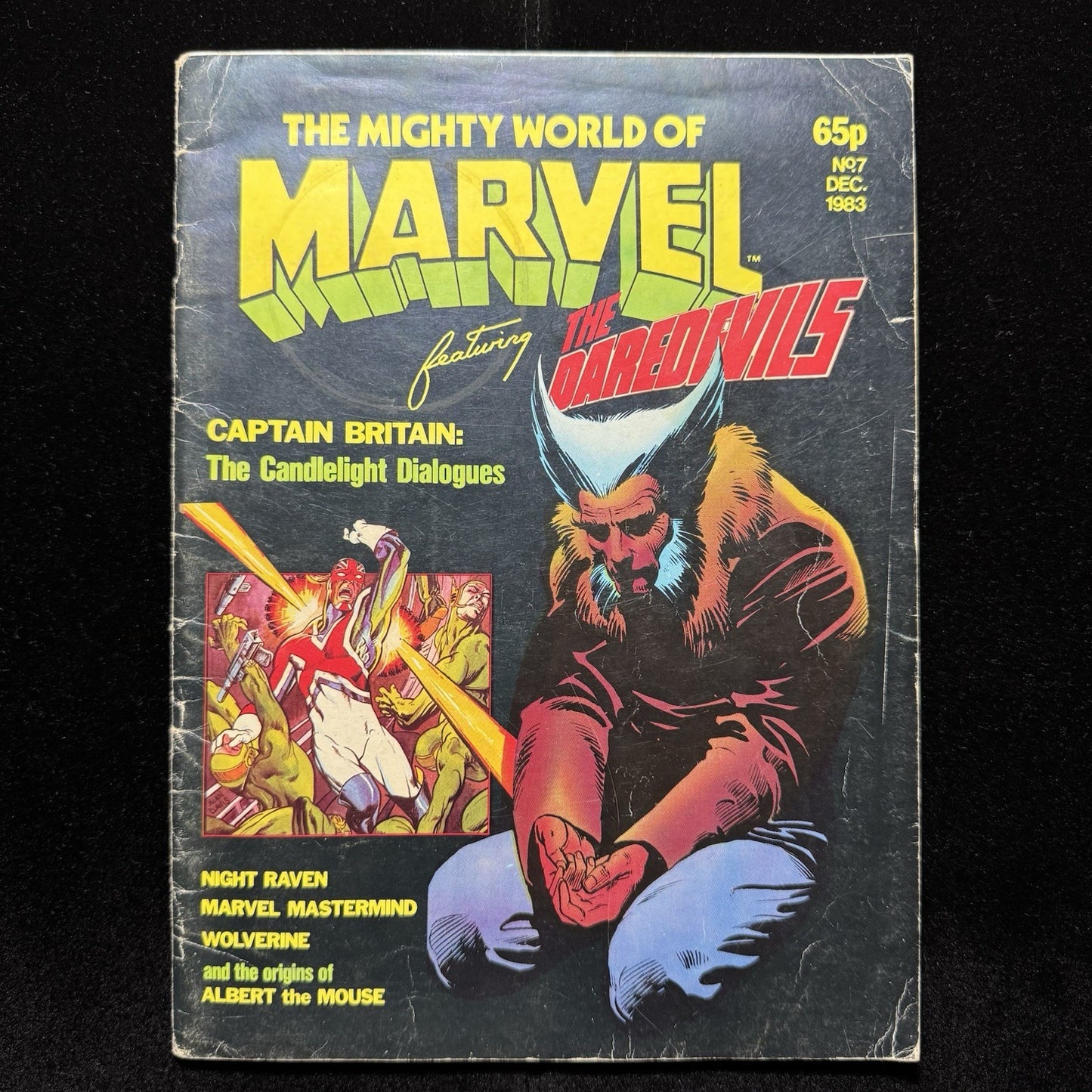 Mighty World Of Marvel 7 - 1st App Of Meggan - Bronze Age Marvel Uk Comics 1983