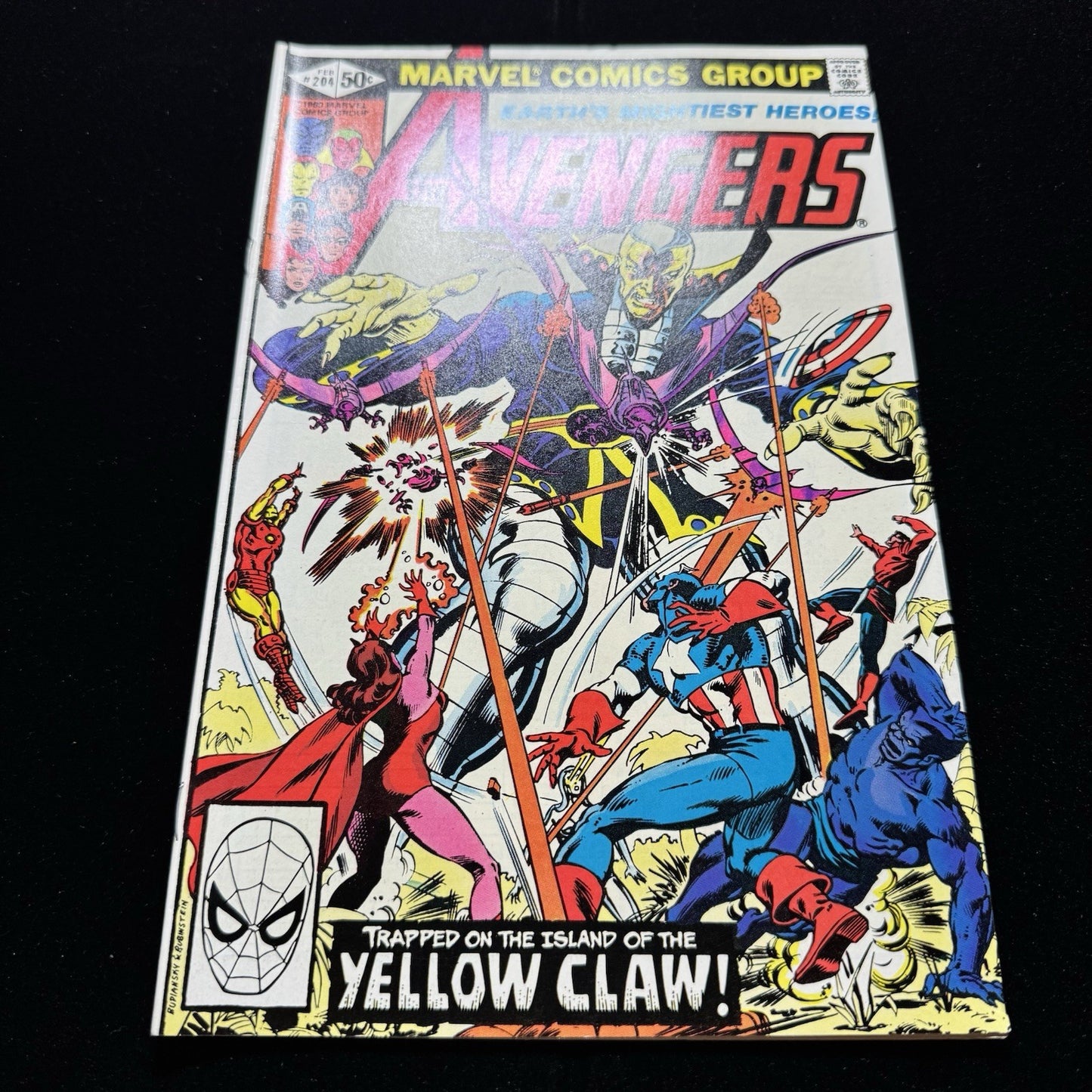 Avengers 204 - Bronze Age Marvel Comics 1981