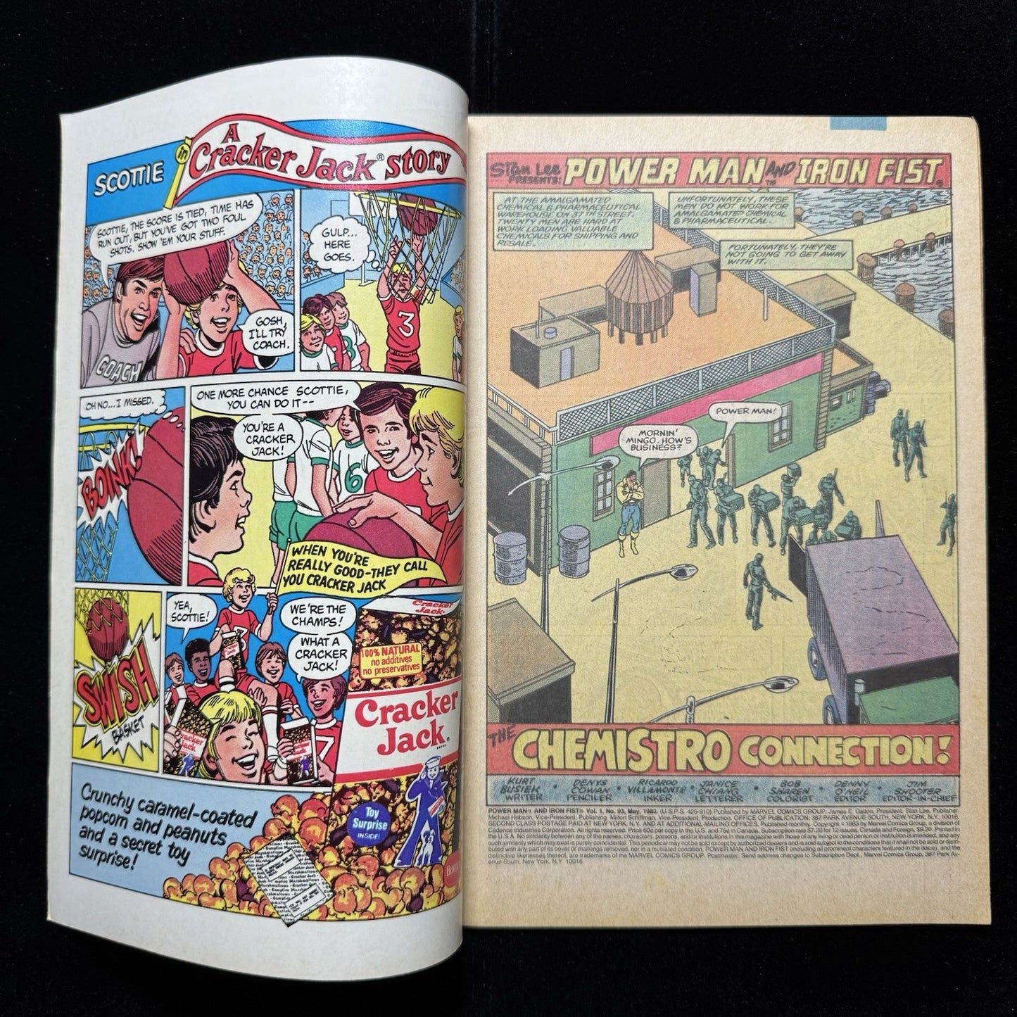 Power Man And Iron Fist 93 - 1st App Of Chemistro- Bronze Age Marvel Comics 1983
