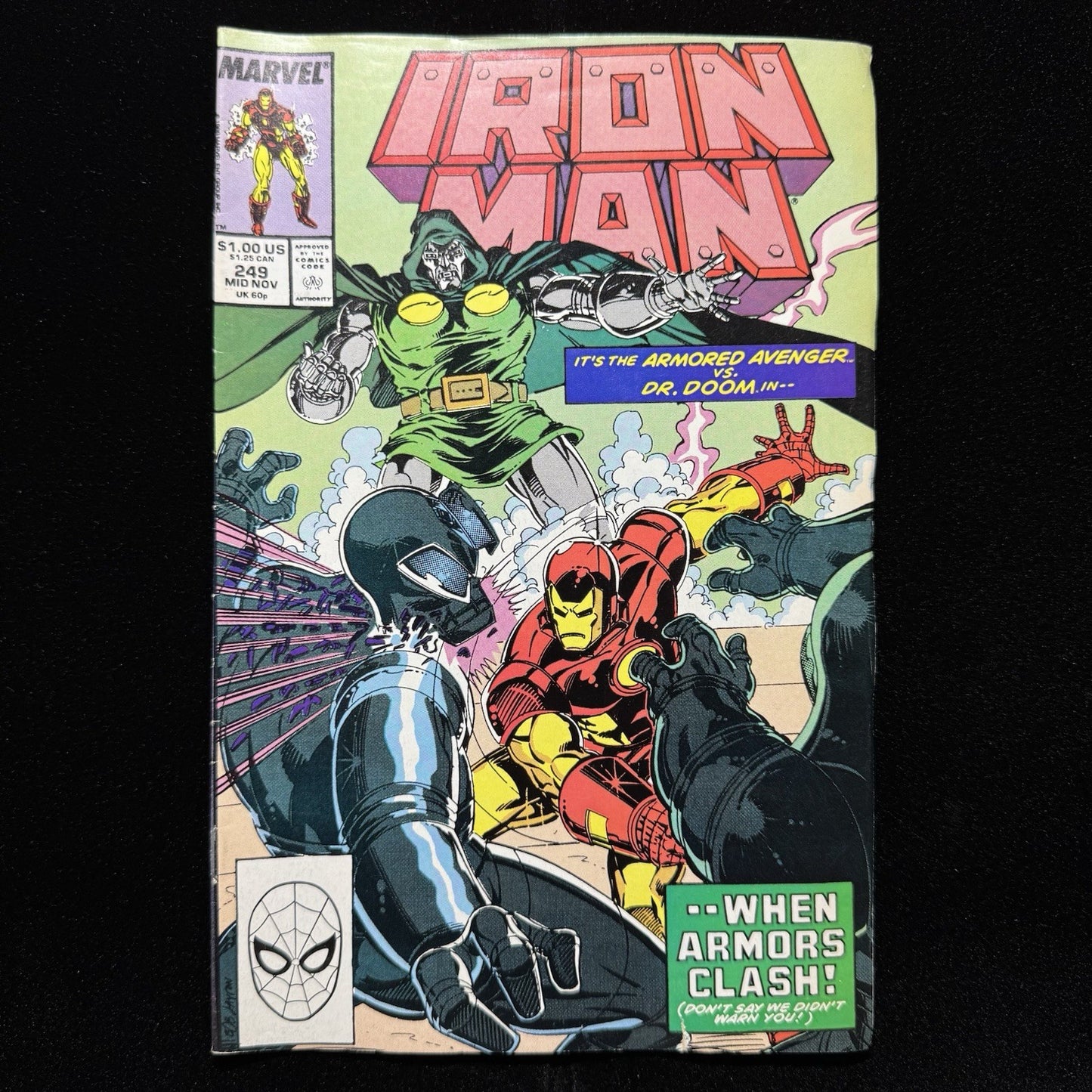 Iron Man 249 - Copper Age Marvel Comics 1989
