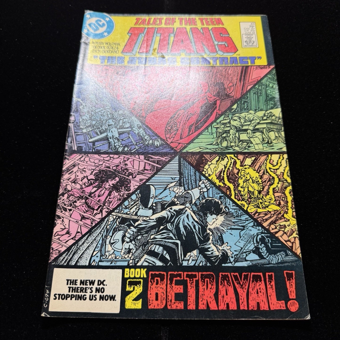 Tales Of The Teen Titans 43 - 1st Jericho And Adeline Wilson - Copper Age 1984