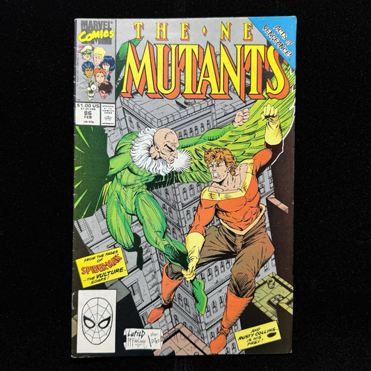 New Mutants 86 - 1st Cameo Appearance Of Cable - Copper Age Marvel Comics 1990