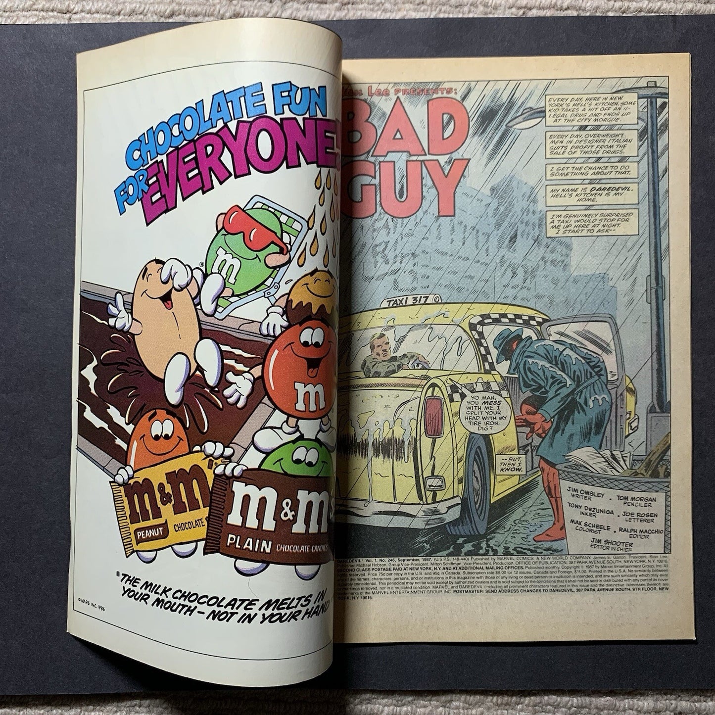 Daredevil 246/ Copper Age Marvel Comics 1987