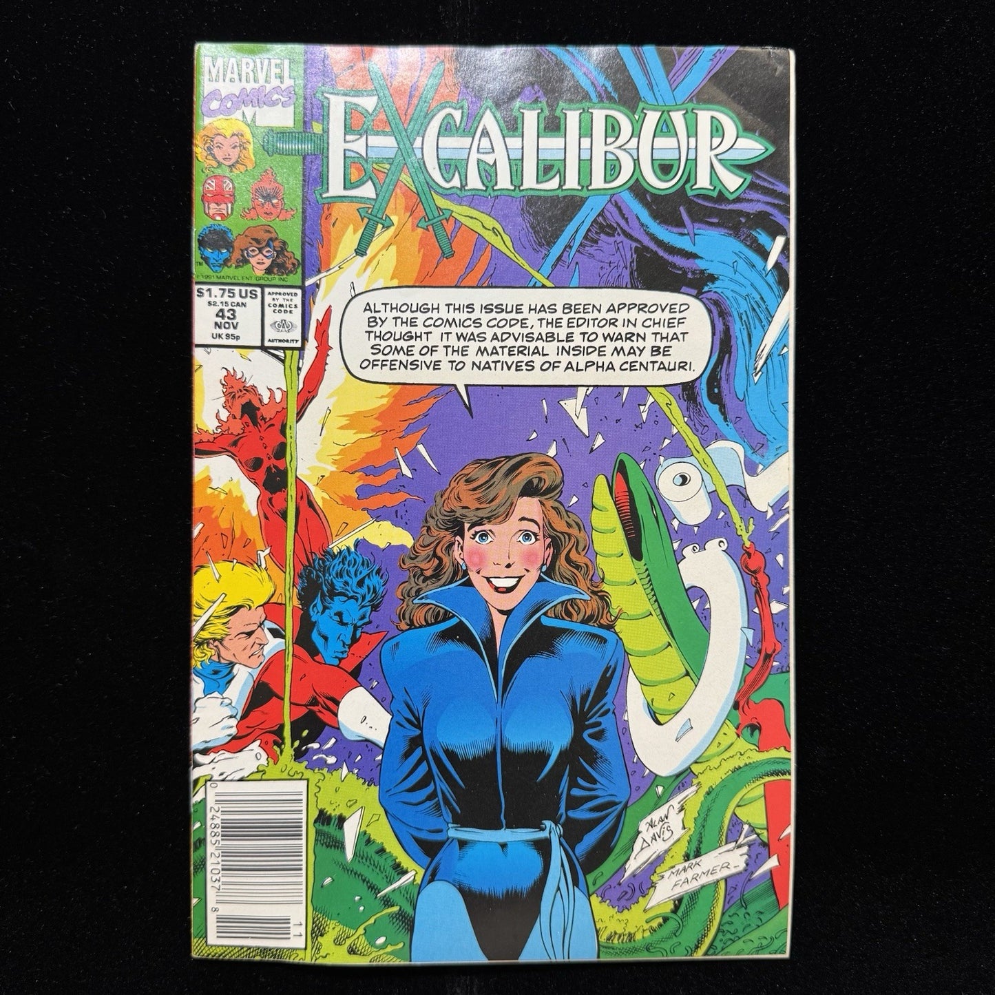 Excalibur 43 - Copper Age Marvel Comics 1991