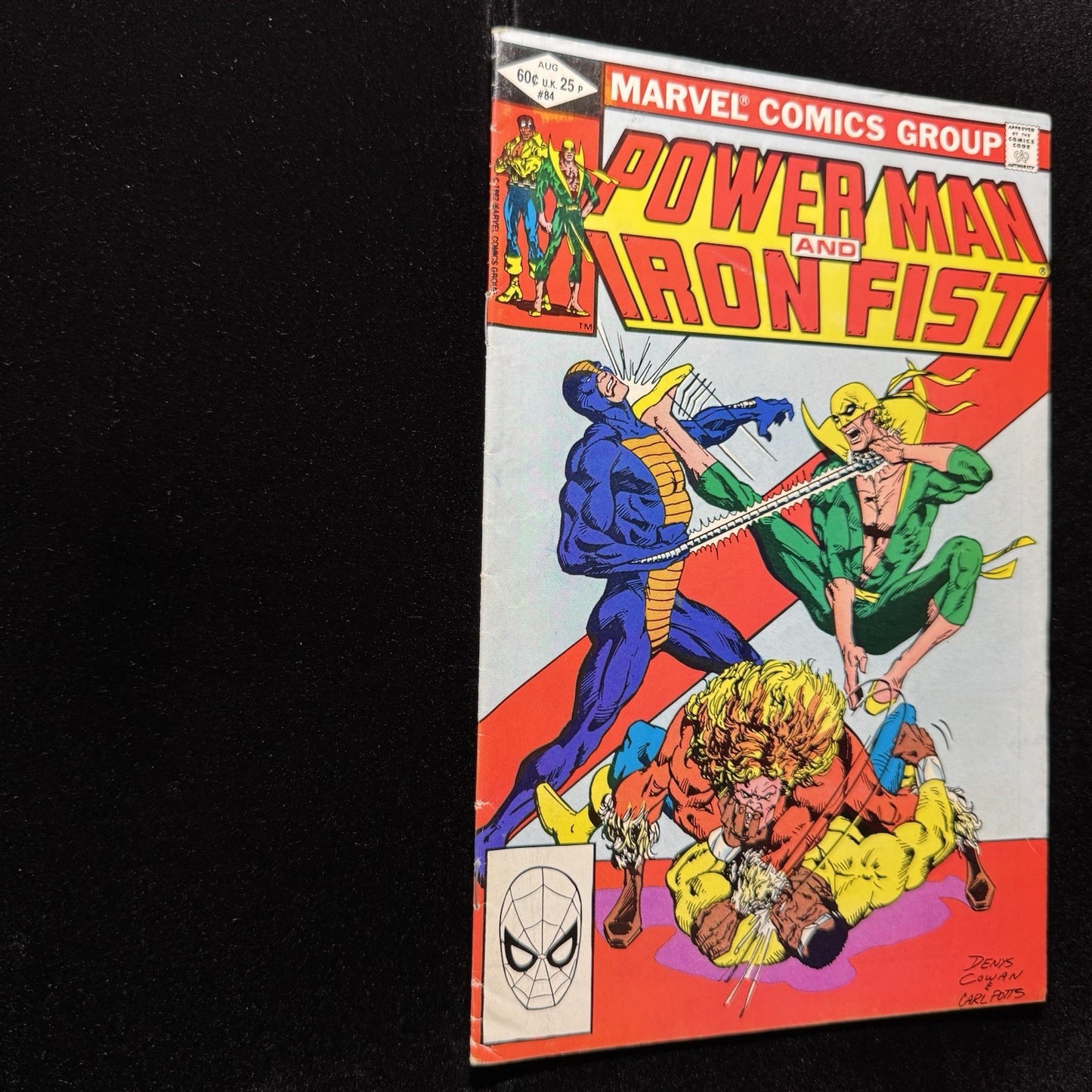 Power Man And Iron Fist 84 - 2nd Cover App Sabretooth - Bronze Age Marvel 1982