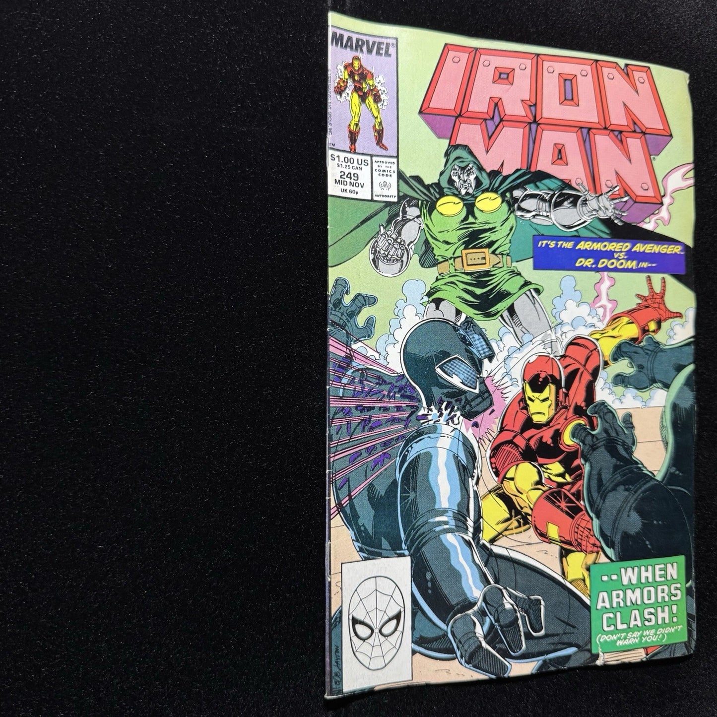 Iron Man 249 - Copper Age Marvel Comics 1989