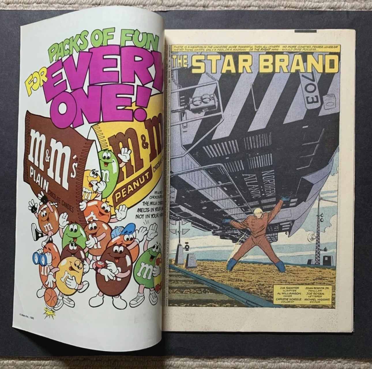 Star Brand 1, 2 and Star Brand Giant Sized annual 1 - copper age marvel 1986/87